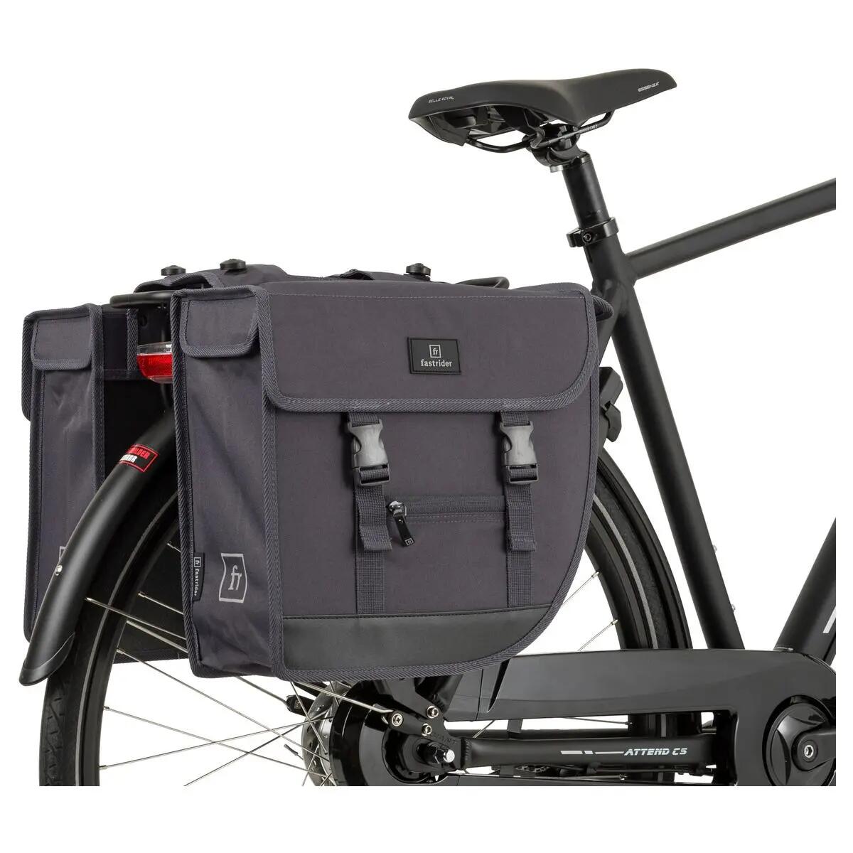 Fastrider Bodyl Hybrid Sac Double vélo Basics Gris 2/5
