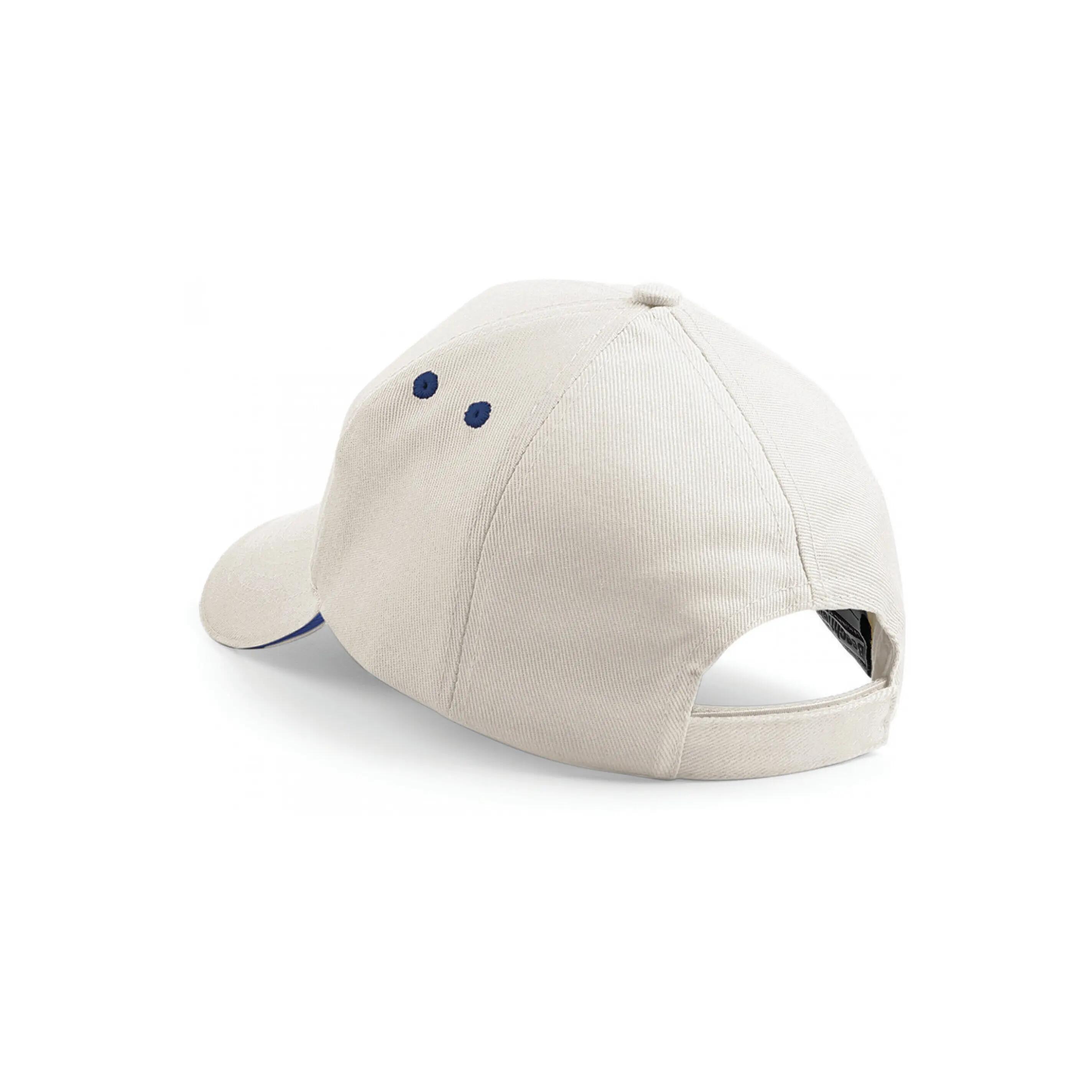 Casquette homme Ultimate à 5 panneaux - Putty / French Navy - One Size 2/2