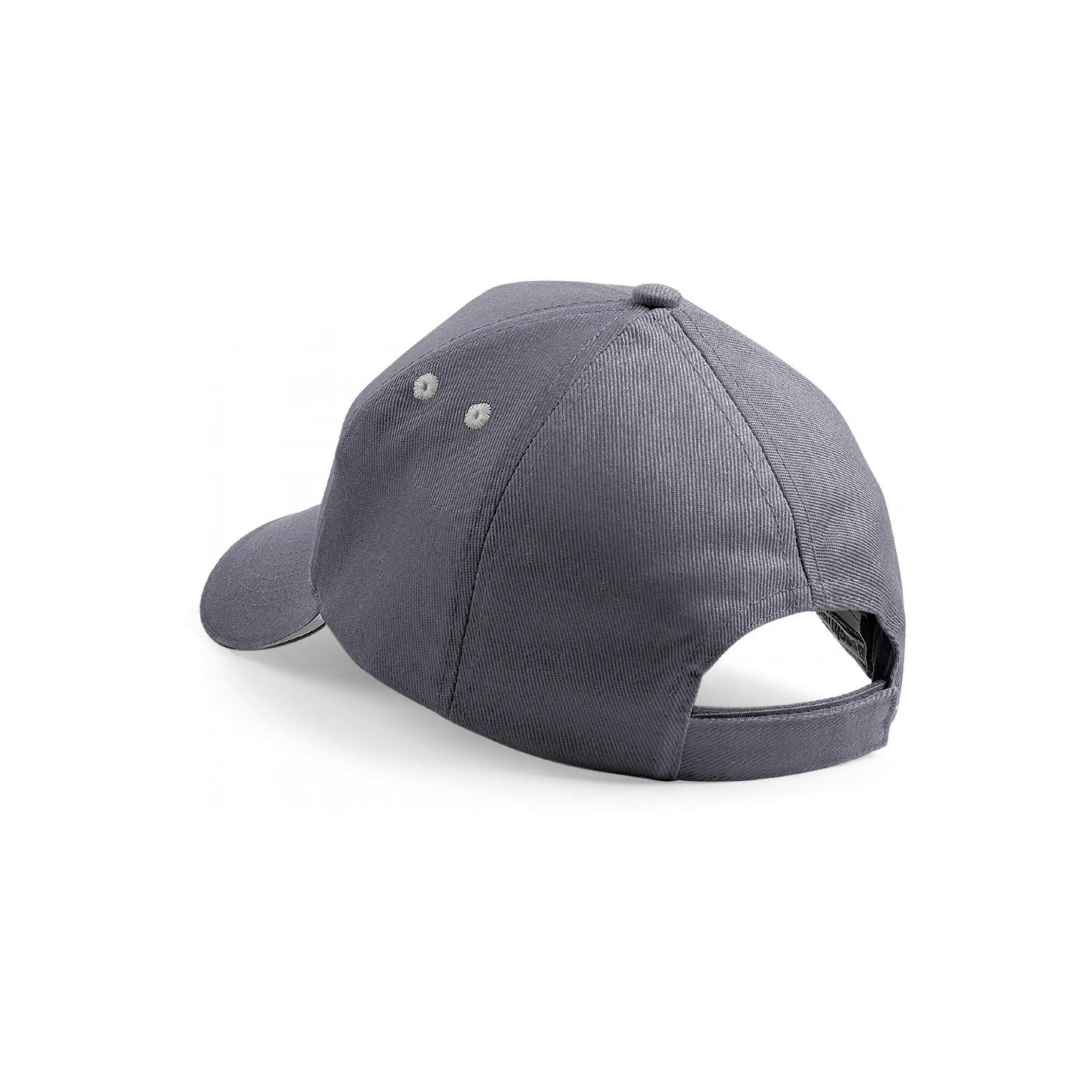 Casquette homme Ultimate à 5 panneaux - Graphite Grey / Oyster Grey - One Size 2/2