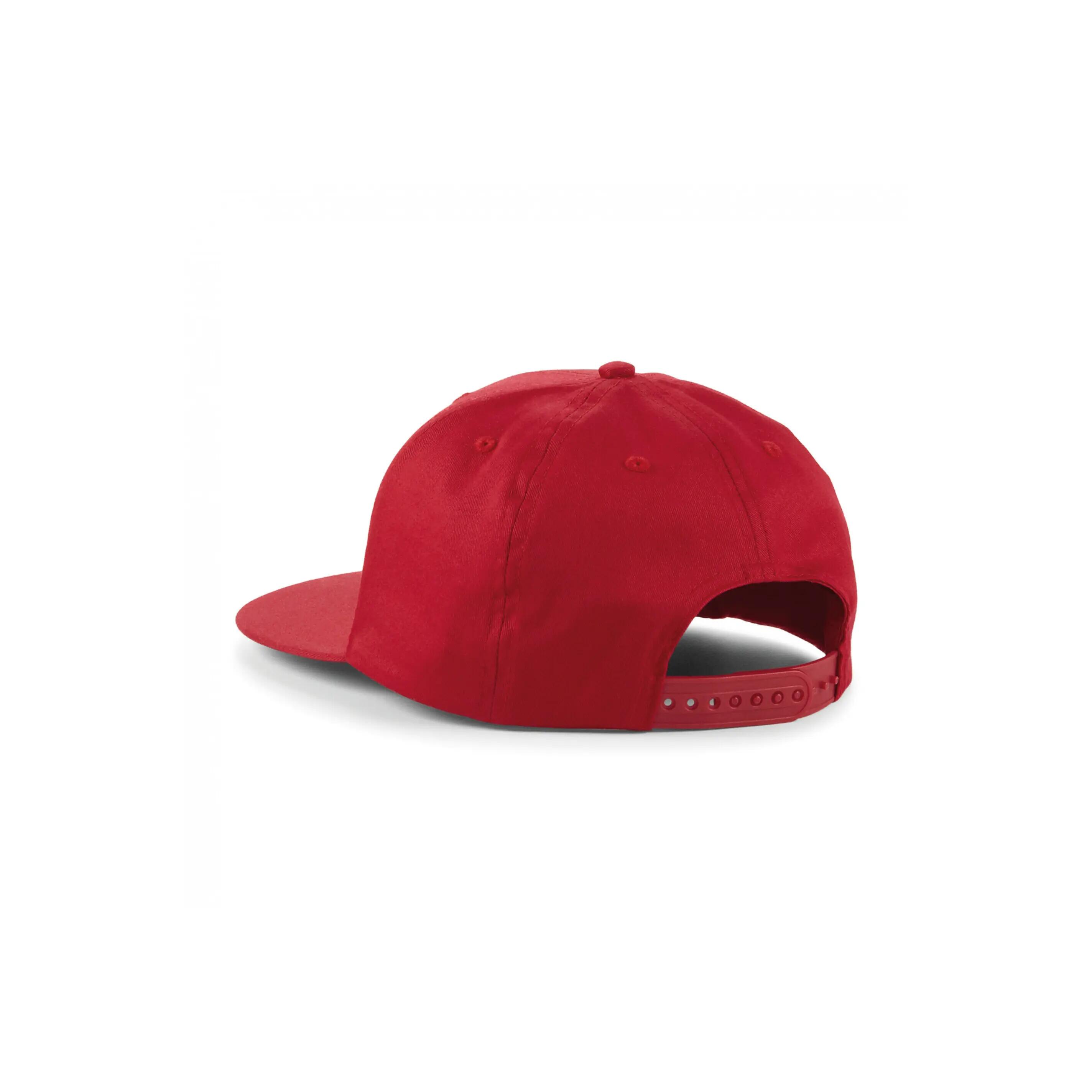 Casquette Rapper 5 panneaux - Classic Red - One Size 2/2