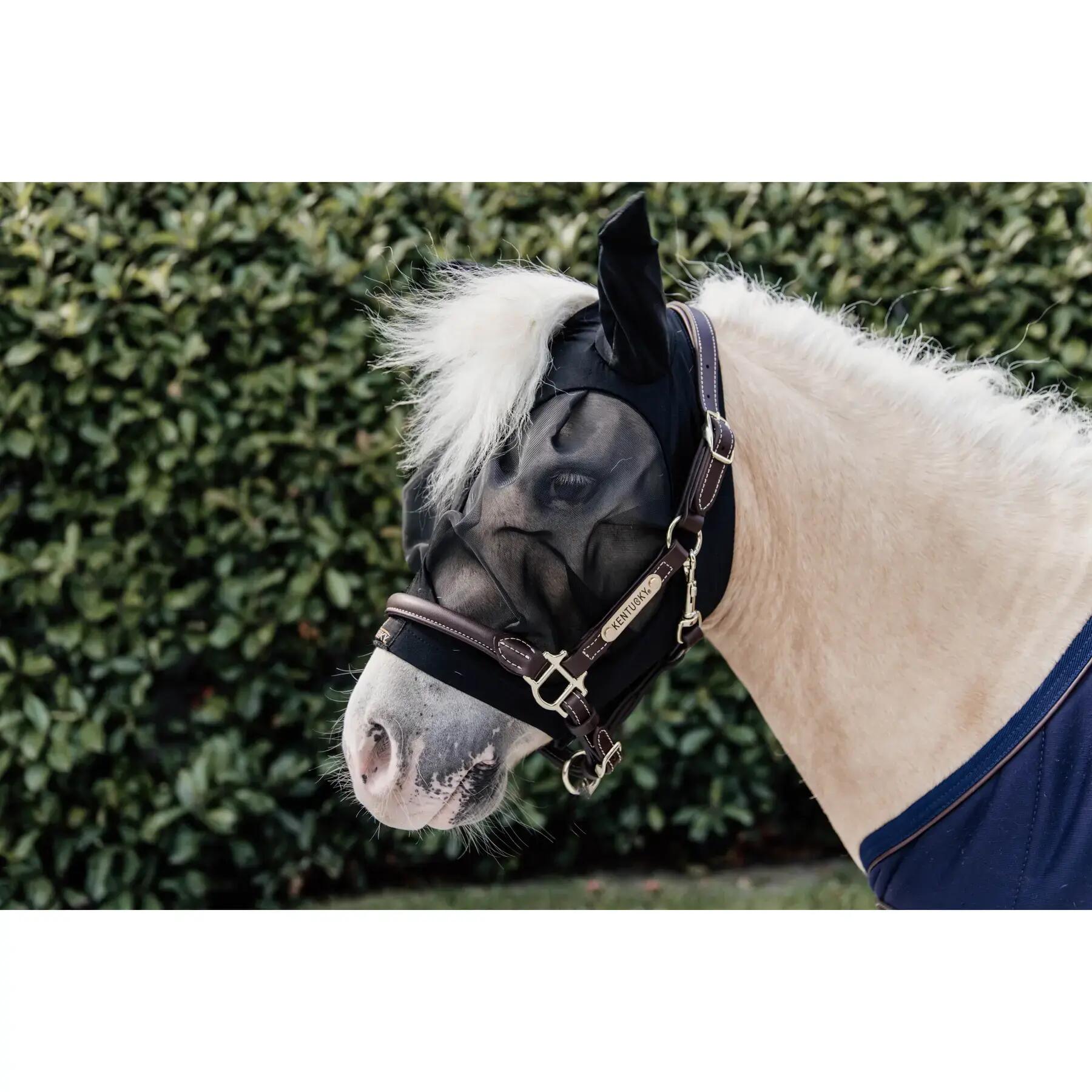 Vliegenmasker - Slim Fit - Zwart - Pony 2/7