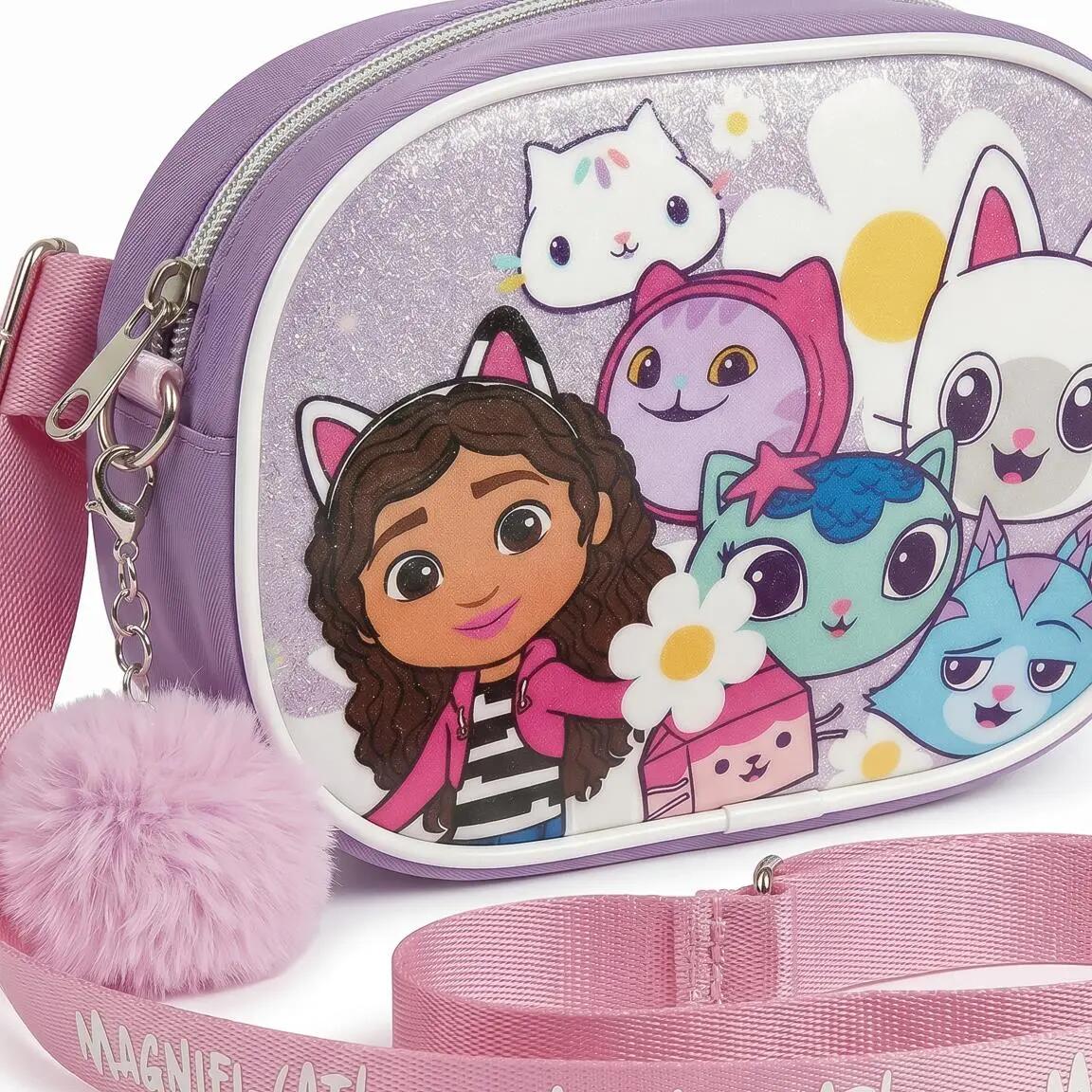 Bolso Bandolera Gabbys Dollhouse Friends Morado Niña 3/6