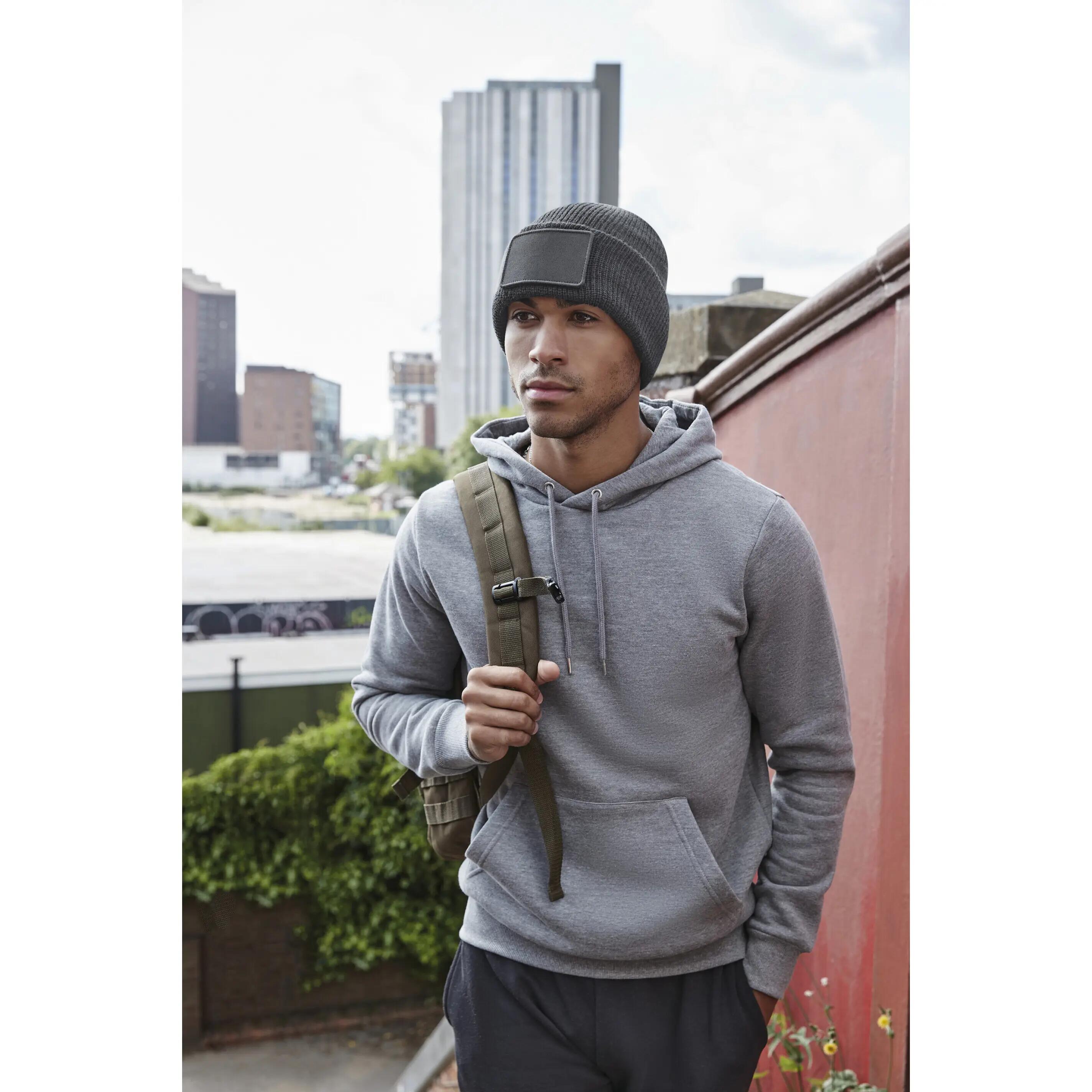 Bonnet Thinsulate™ avec patch amovible - Graphite Grey - One Size 3/3