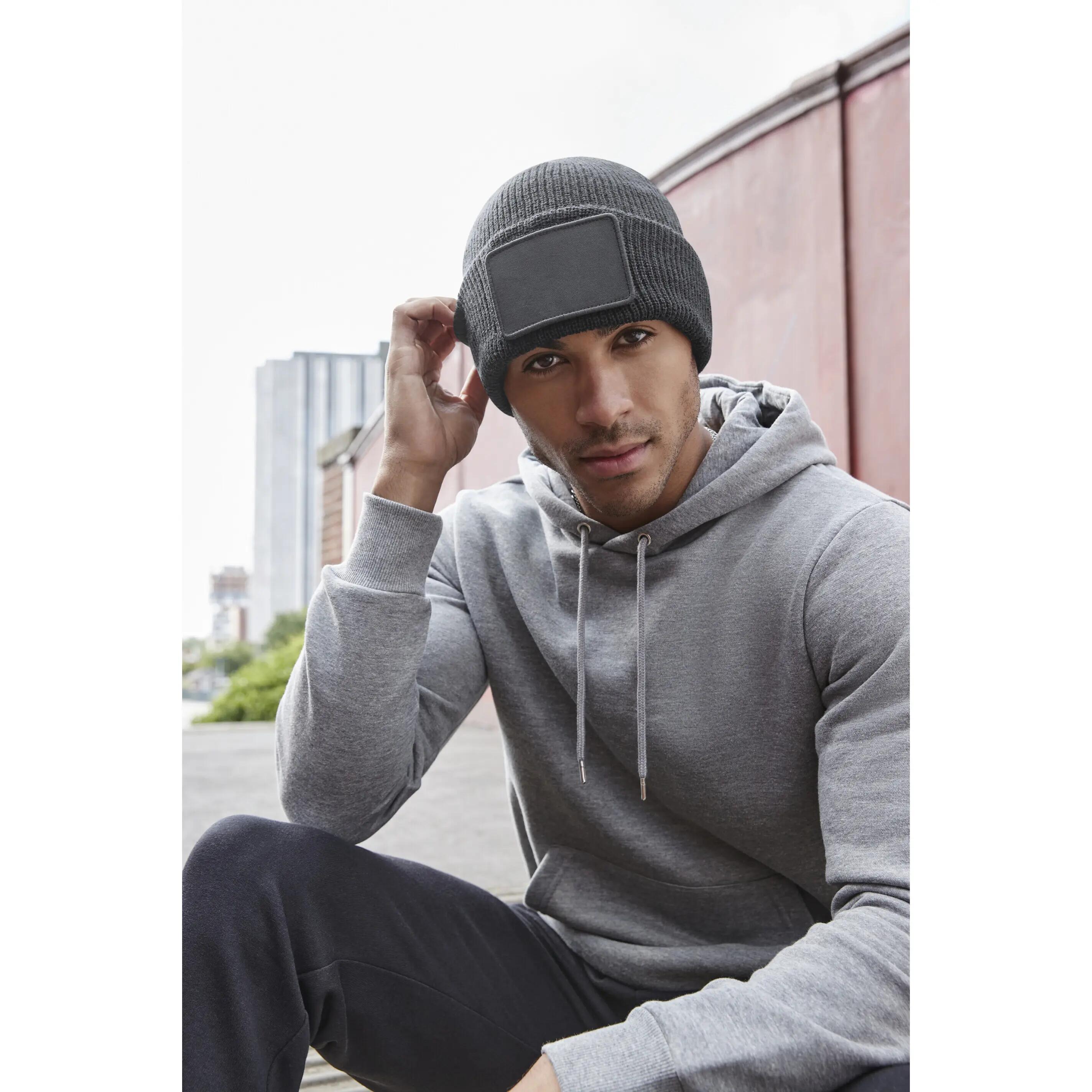 Bonnet Thinsulate™ avec patch amovible - Graphite Grey - One Size 2/3