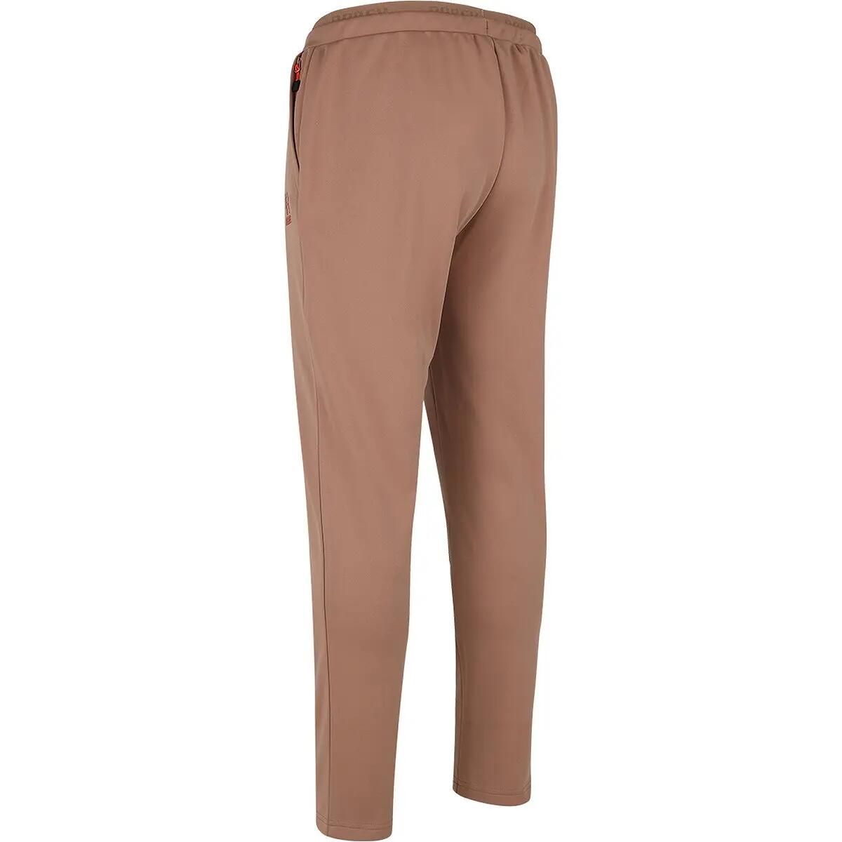 Pantalon entraînement-Football-Hommes-Slim zippé-Robey-Brun 4/4