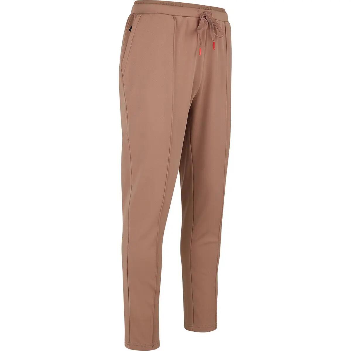Pantalon entraînement-Football-Hommes-Slim zippé-Robey-Brun 3/4