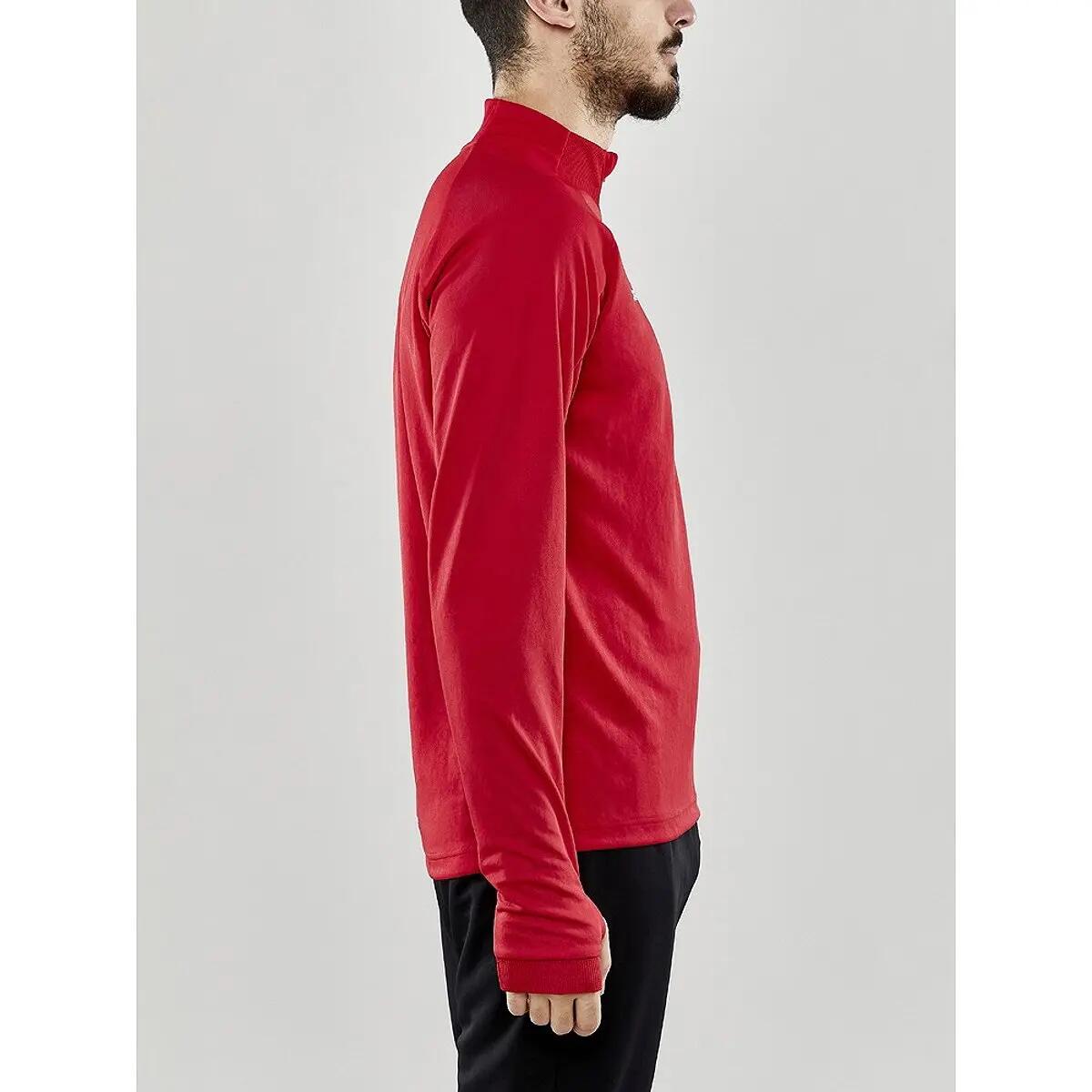 Ziptop - Sport - Heren - Evolve - Halve rits, ademend - Rood 4/9