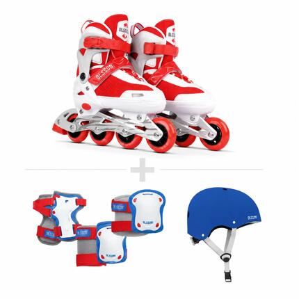 Rolki OLSSON ZESTAW kompletny HALLEY S: Rolki + Kask + Ochraniacze