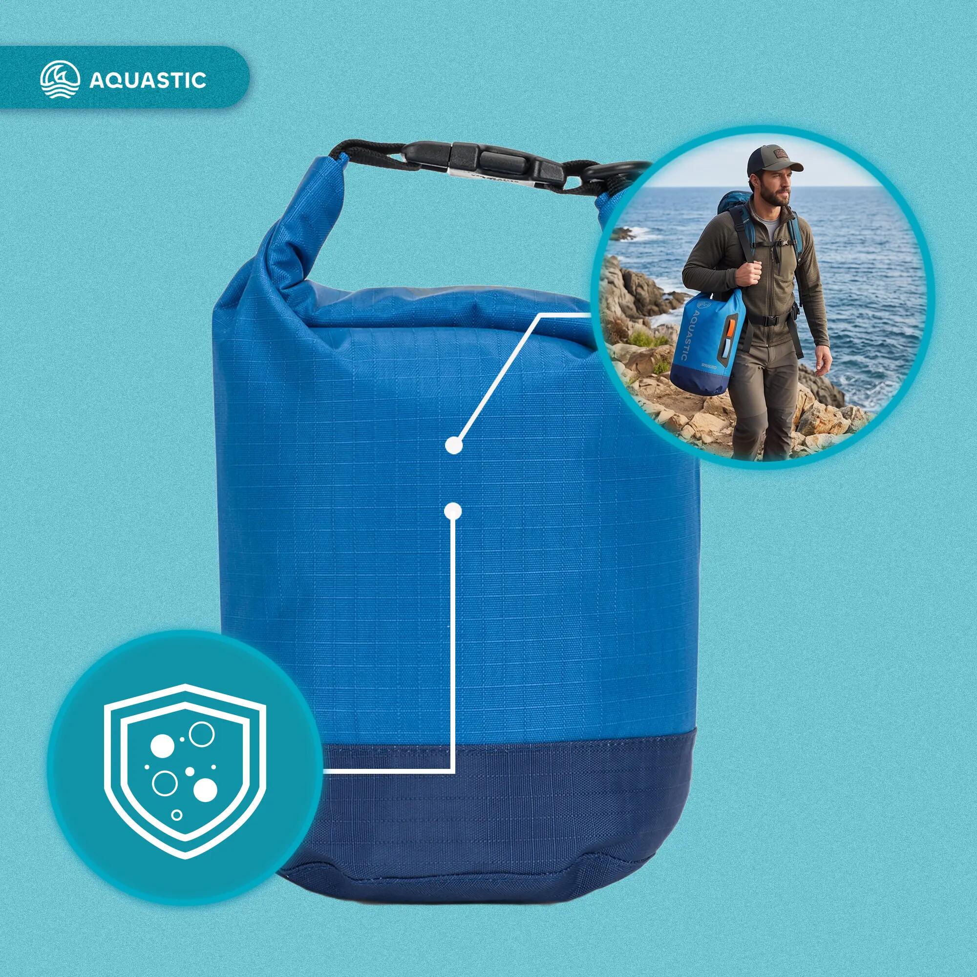 Sac étanche AQUASTIC Dry Bag 8 l Nylon/TPU 8/8