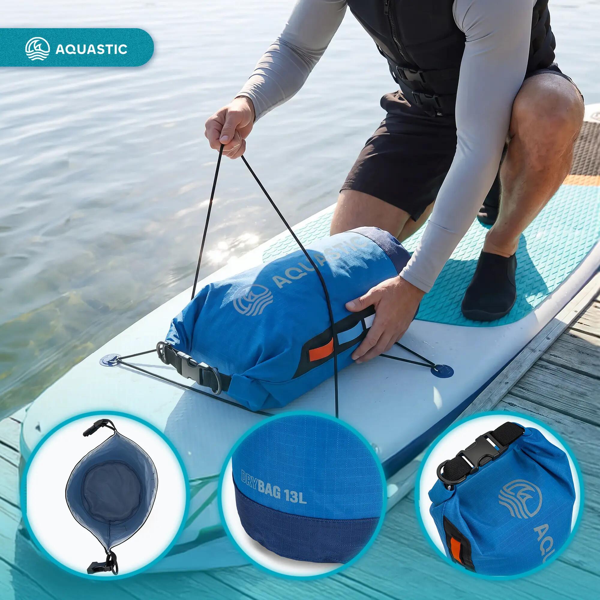 Sac étanche AQUASTIC Dry Bag 13 l Nylon/TPU 4/7