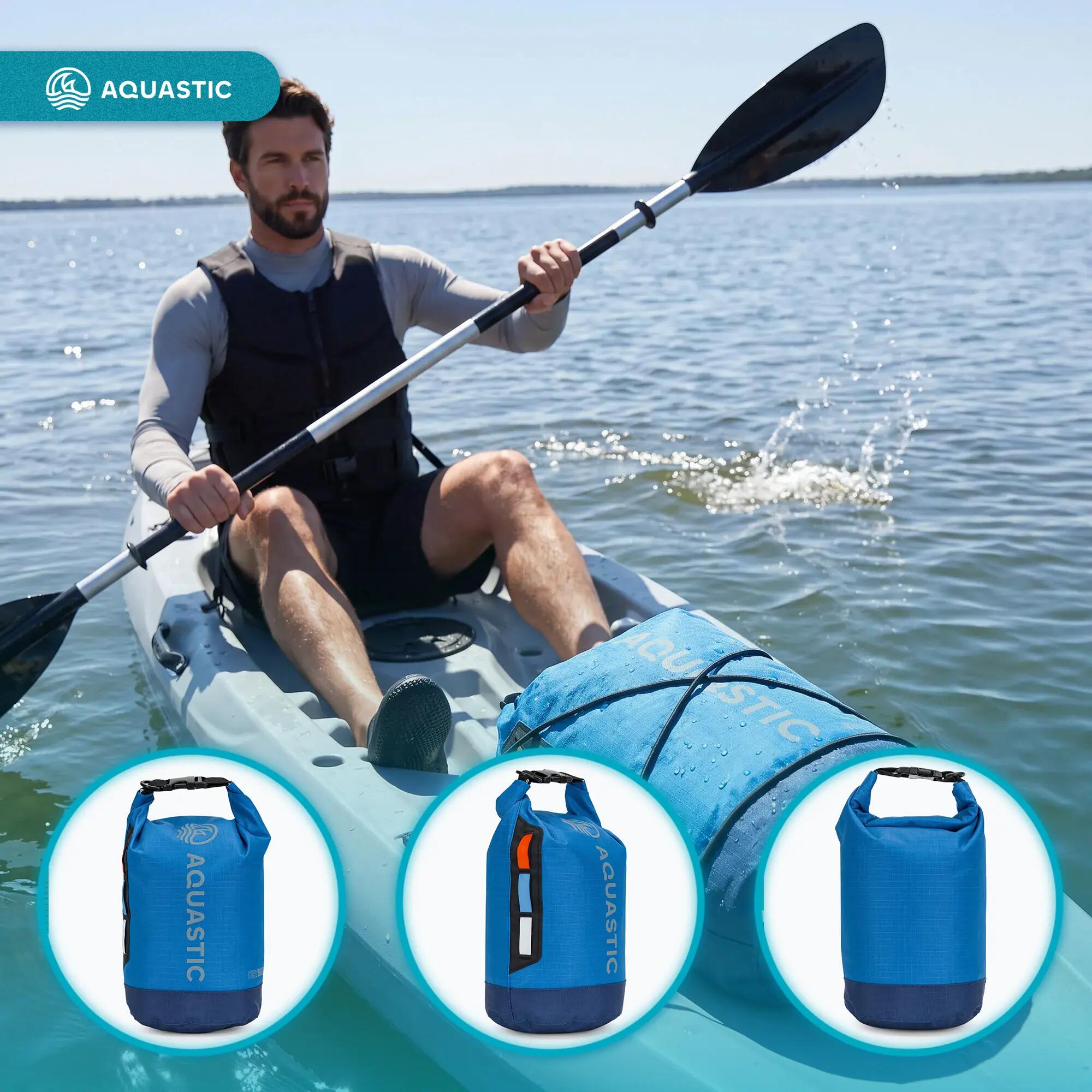 Sac étanche AQUASTIC Dry Bag 13 l Nylon/TPU 3/7