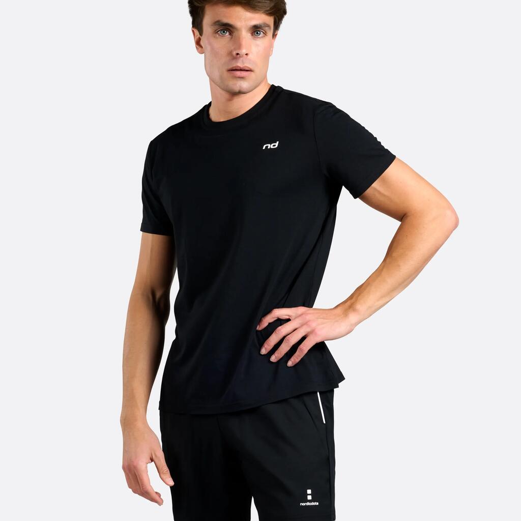 Men's Bamboo Tee Tennis/Padel Black