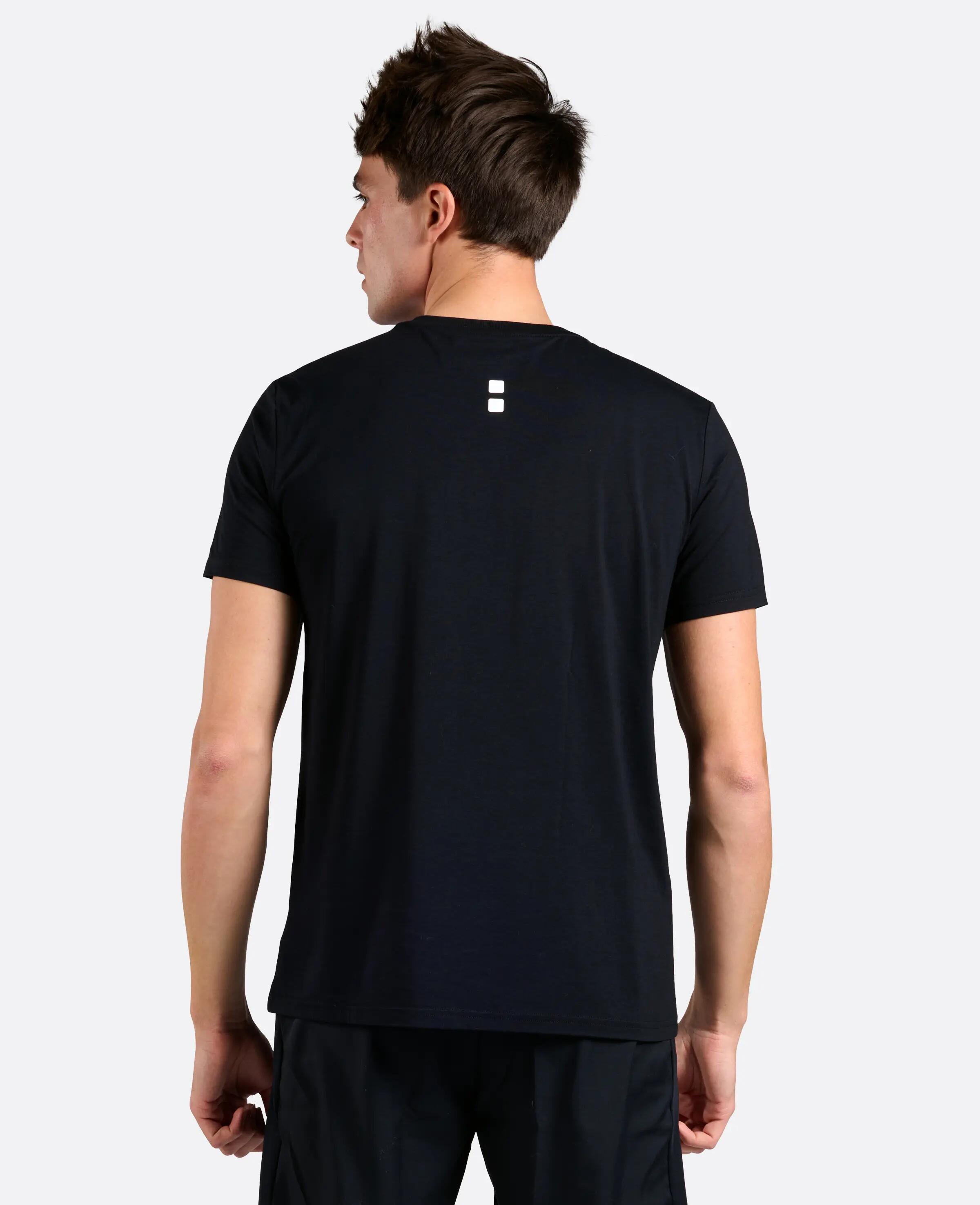 T-shirt Homme "Bamboo Tee" Tennis/Padel Noire 2/2