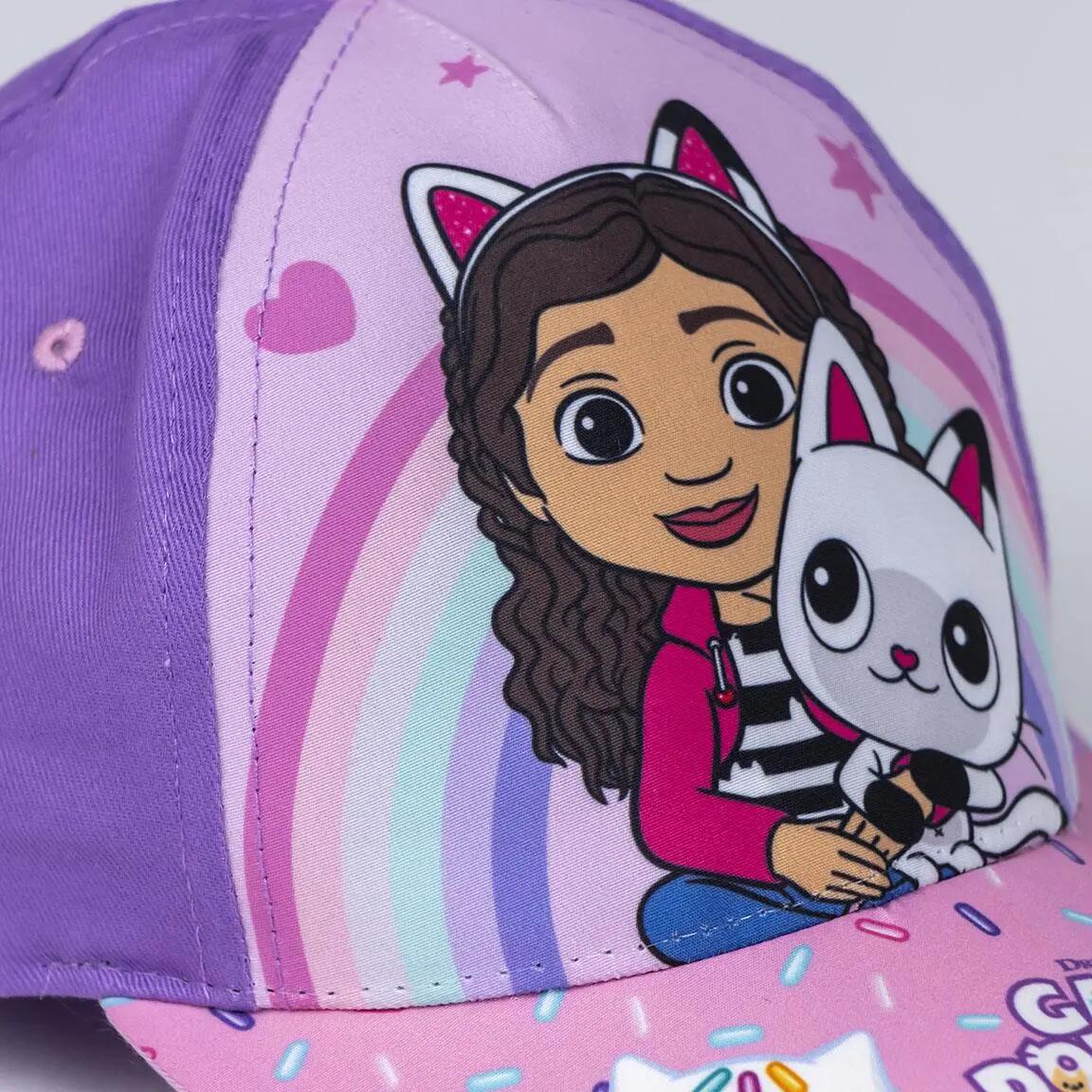 Cappellino Bambini Gabby’s Dollhouse con Visiera Curva e Ajuste Trasero Lila 7/7