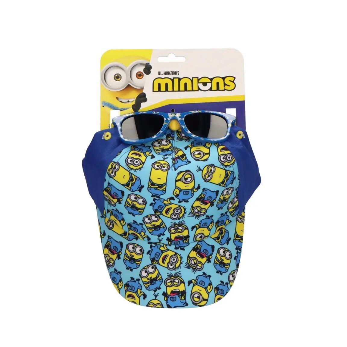 Set Enfant Minions avec Casquette et Gafas de Sol Azul et Amarillo Estampadas 3/7