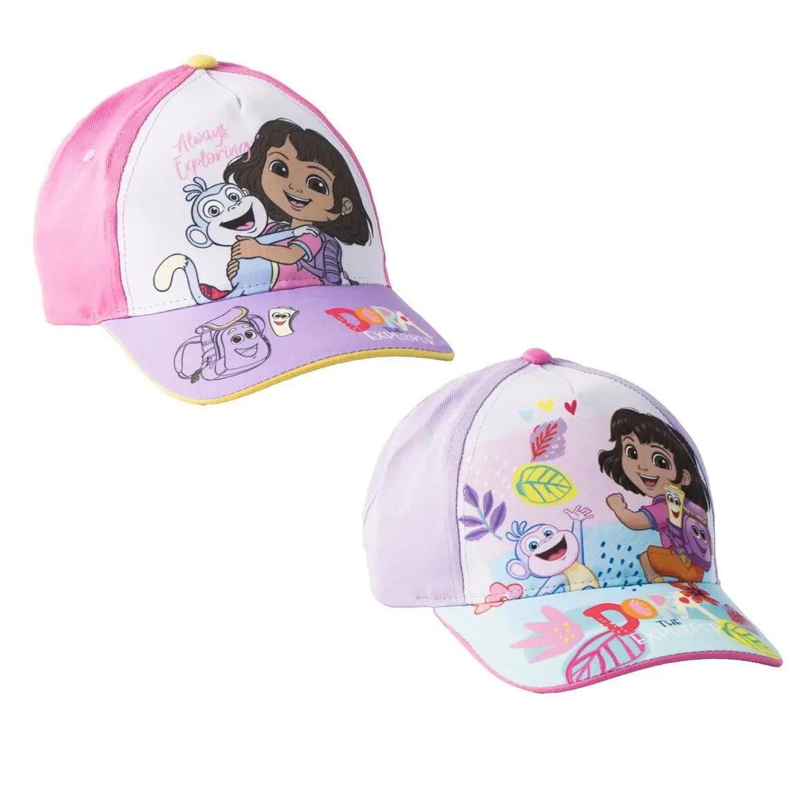 Cappellino Bambini Dora la Exploradora con Visiera Curva e Ajustable Rosa 3/7