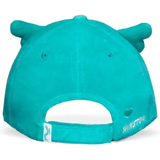 Cappellino Bambini Squishmallows Winston Bordada Ajustable Color Verde Turquesa 3/4