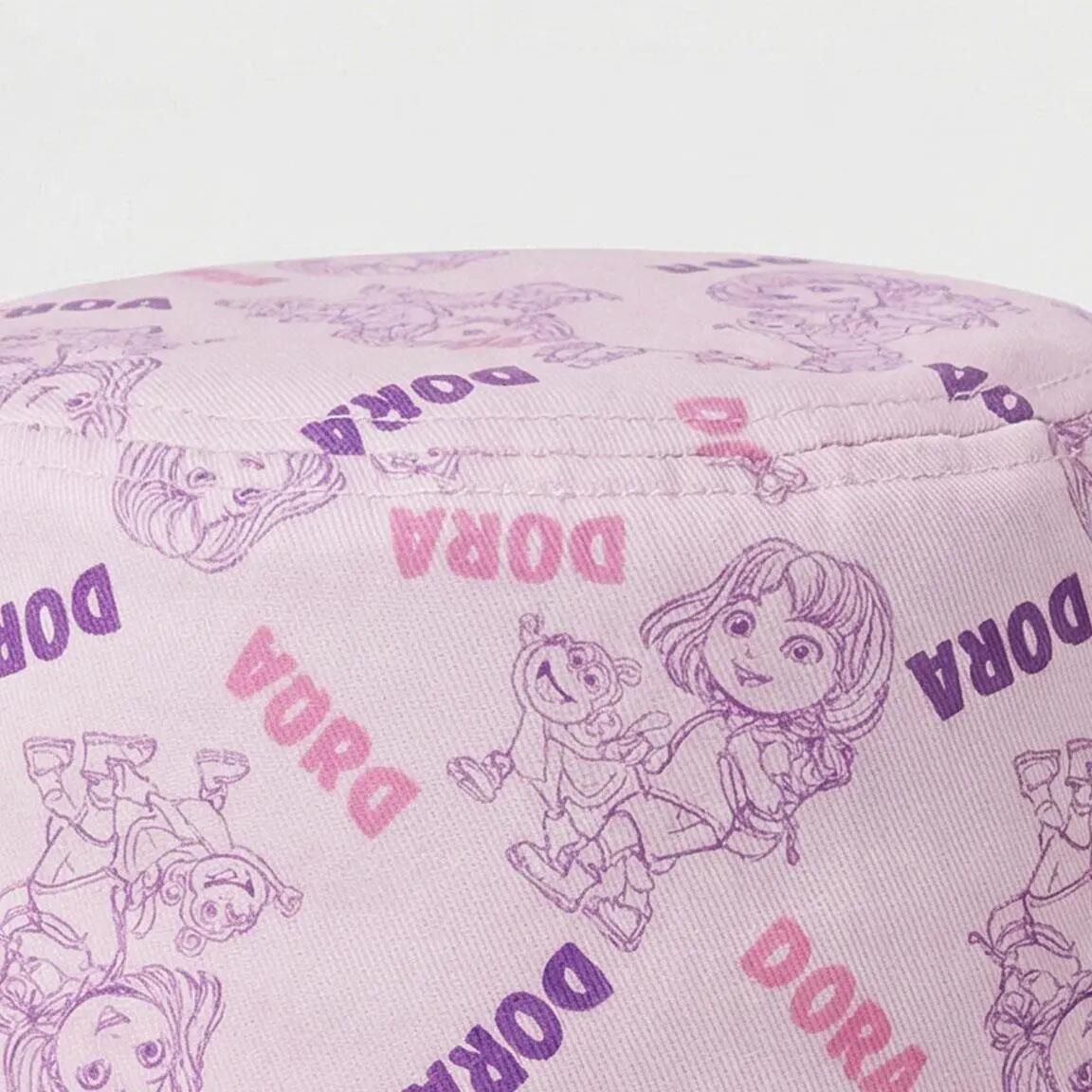 Chapéu de pescador infantil Dora Rosa Claro 3/7