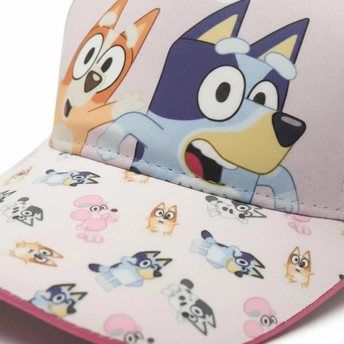 Casquette Enfant Bluey avec Visière Curva et Ajuste Trasero, Color Azul 6/7