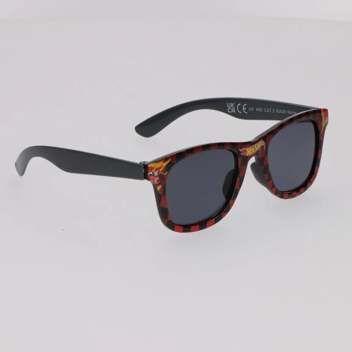 Set Kinder Hot Wheels Kappe und Gafas de Sol Estampado Rojo und Schwarz 5/6