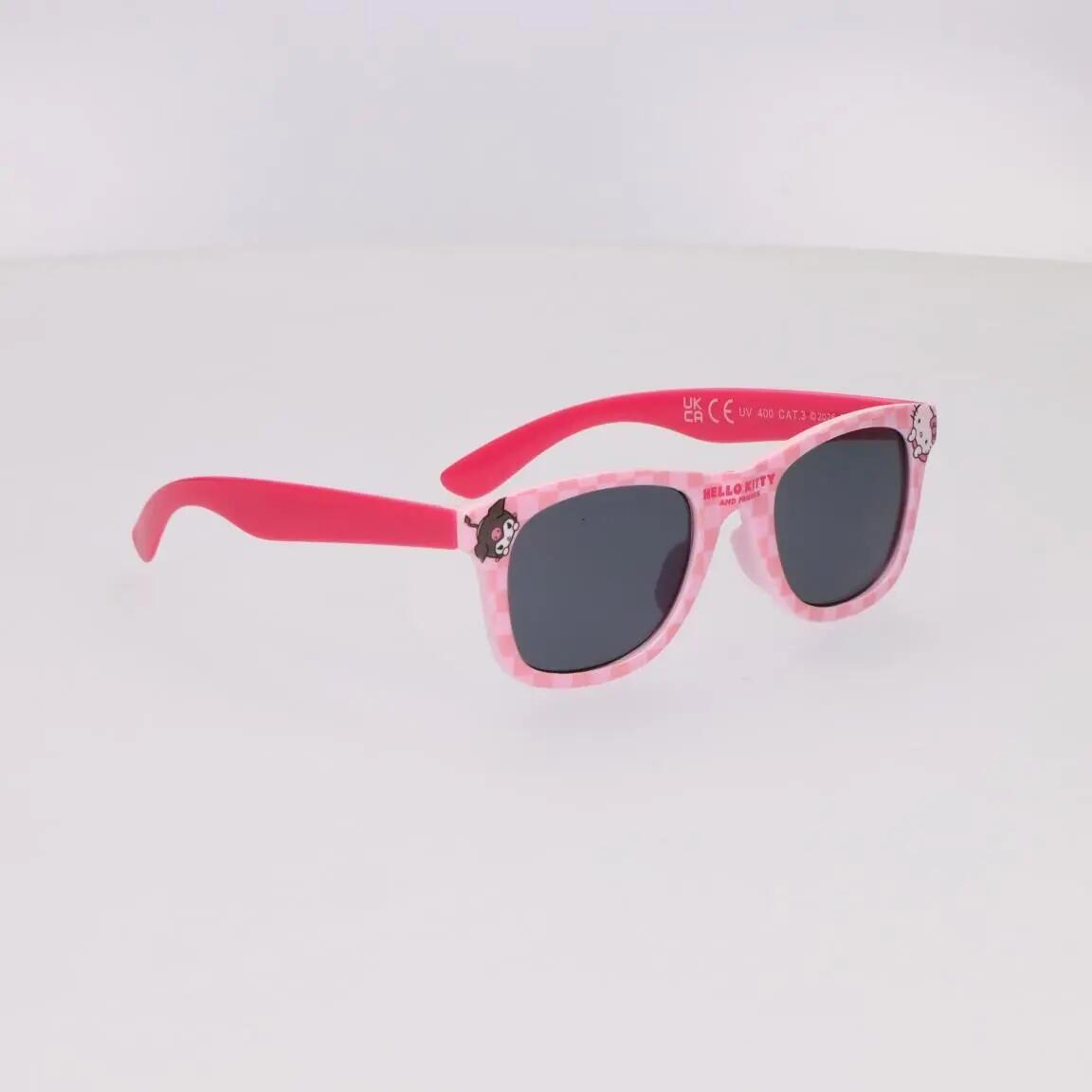 Set Infantil Hello Kitty Boné e Gafas de Sol Estampadas Rosa e Fucsia 6/7