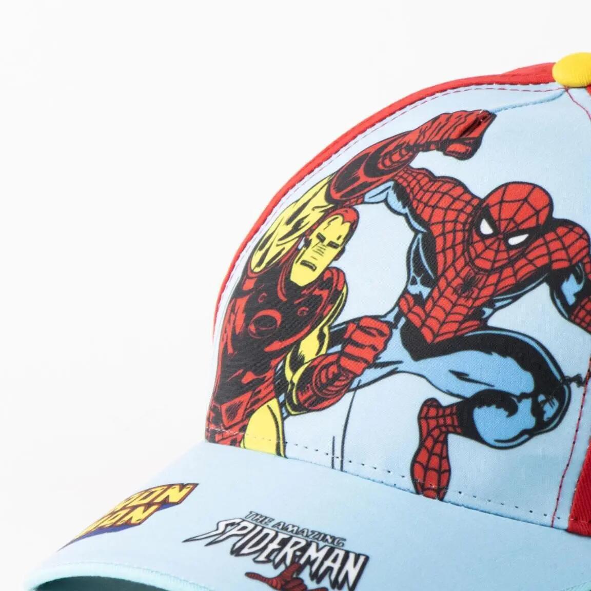 Casquette Enfant Avengers Spiderman Ajustable avec Visière Azul et Roja 6/7
