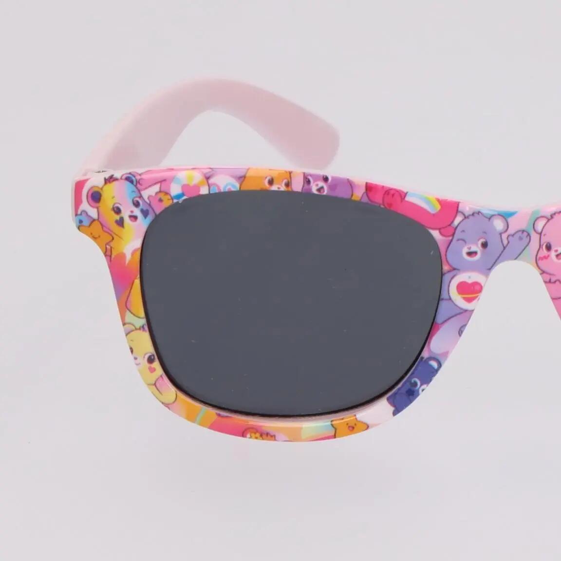 Set Infantil Care Bears Boné com Gafas de Sol Estampadas Multicolor Rosa 6/7