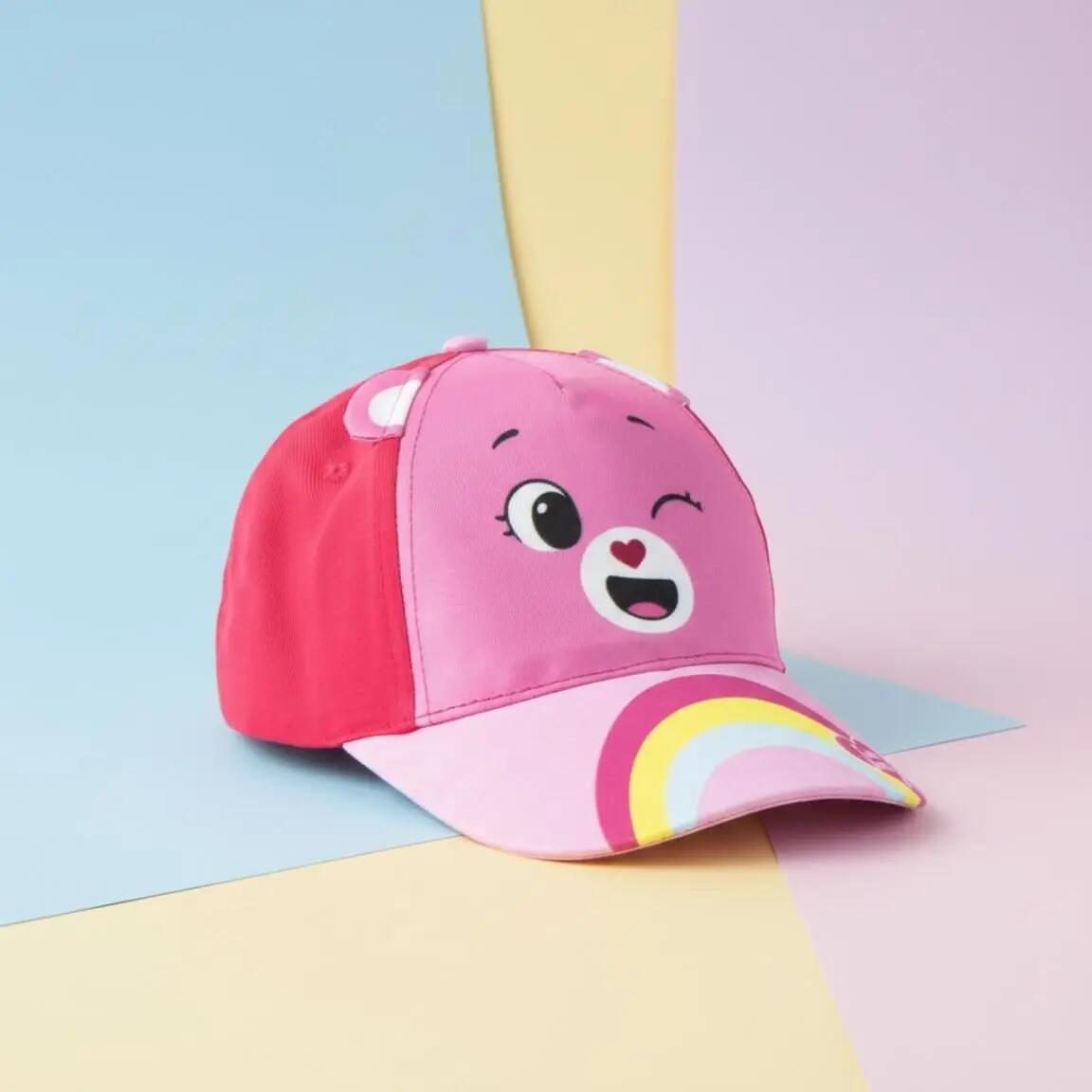 Cappellino Bambini Care Bears con Visiera Curva e Aplicaciones 3D Rosa Fucsia 5/6