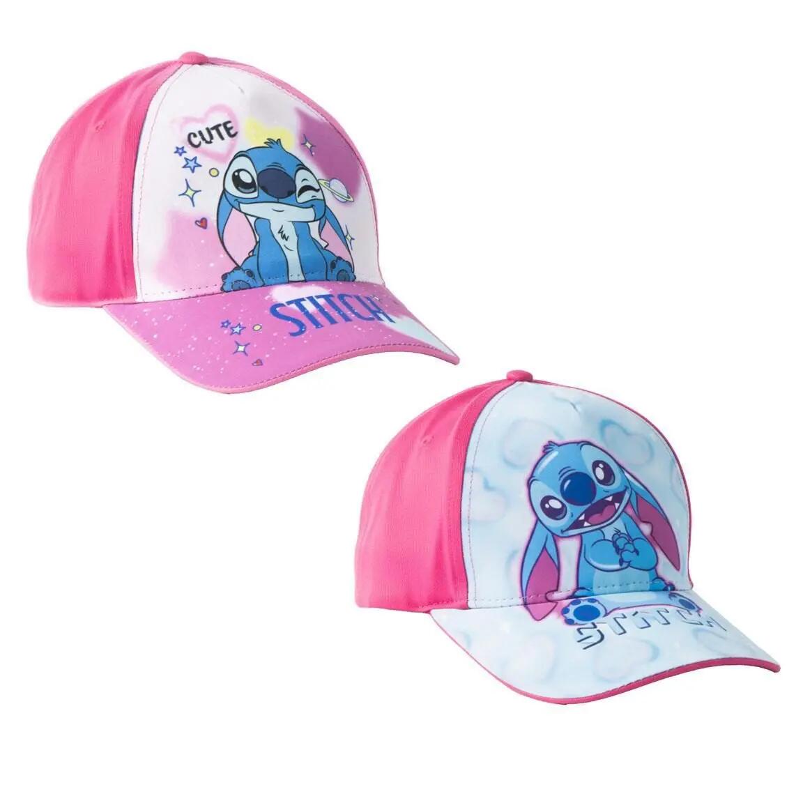 Cappellino Bambini Stitch Fucsia con Visiera Curva e Cierre Ajustable Trasero 3/7