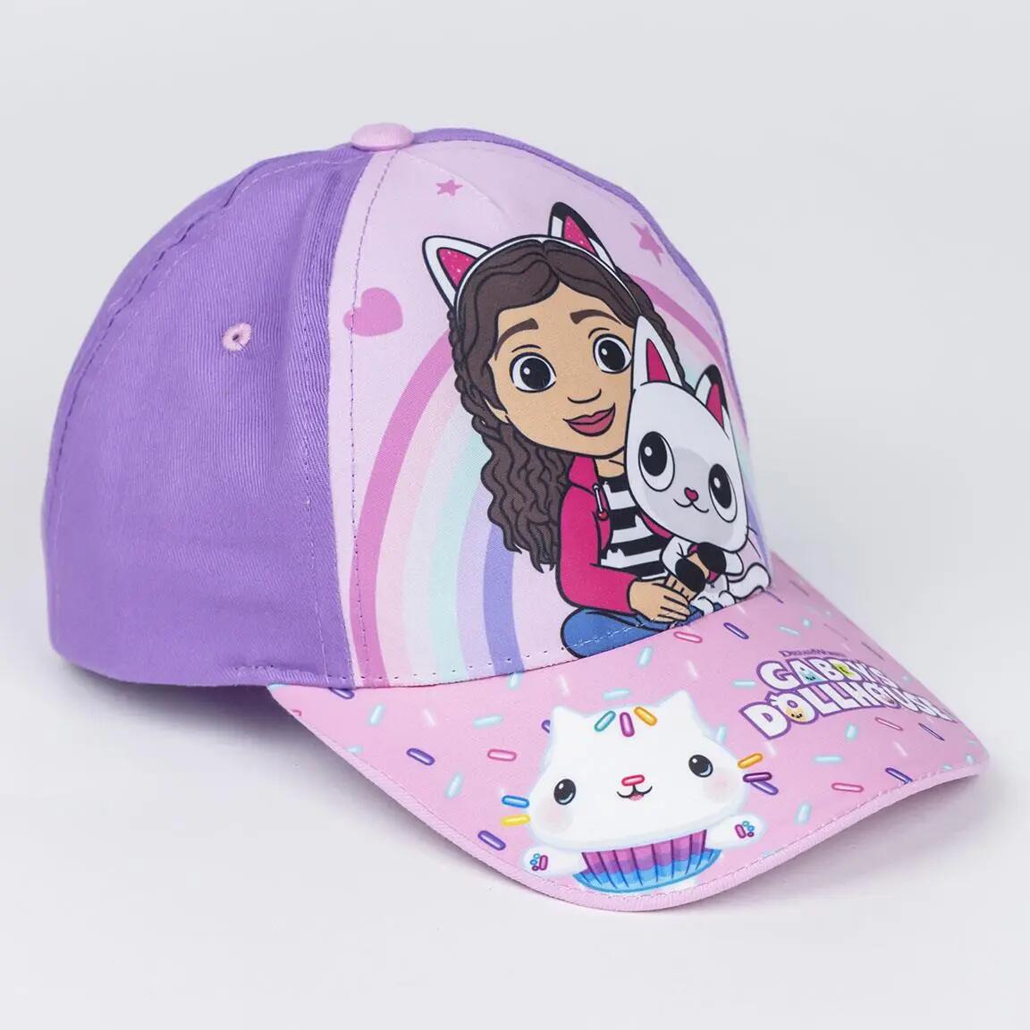 Cappellino Bambini Gabby’s Dollhouse con Visiera Curva e Ajuste Trasero Lila 3/7
