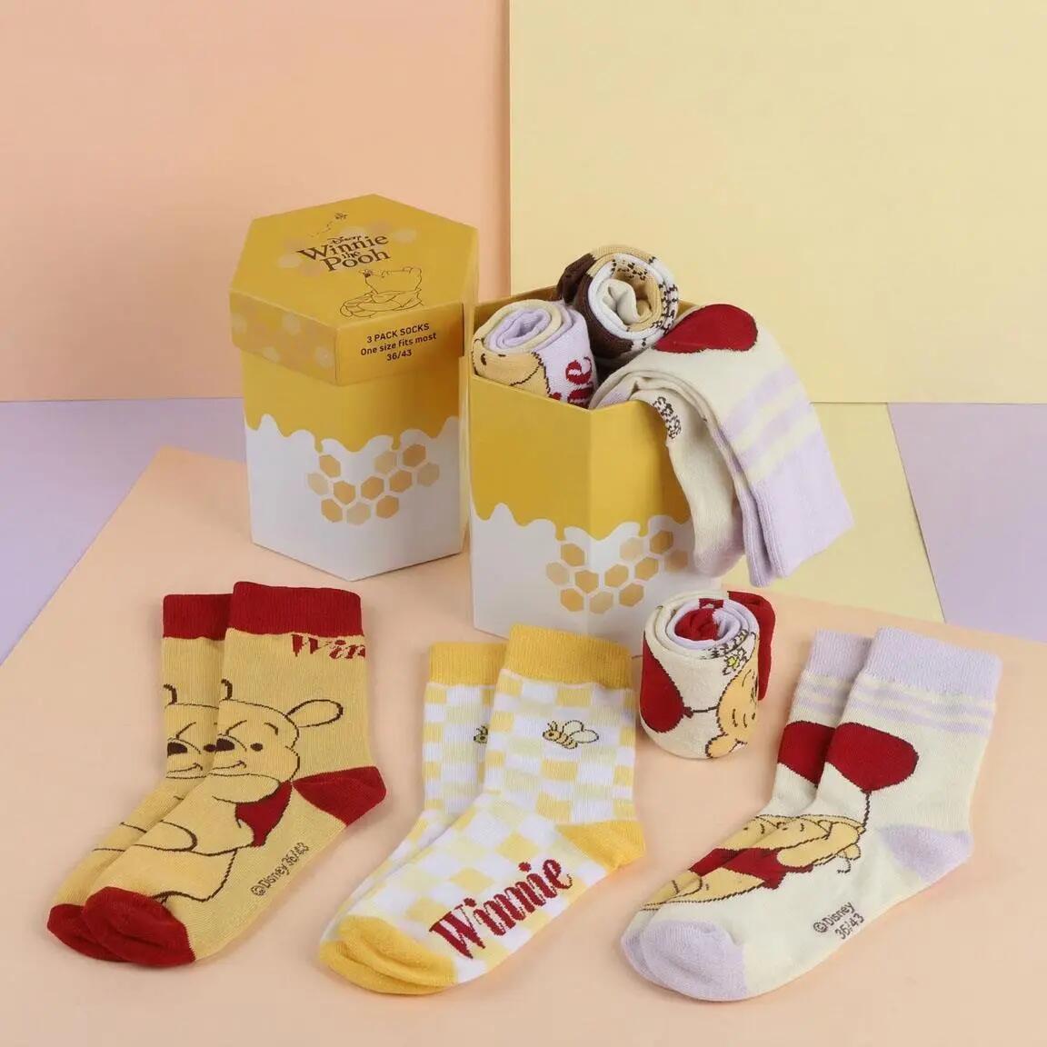 Pack de Calcetines Infantil Winnie the Pooh Suaves de Algodón Multicolor 7/7