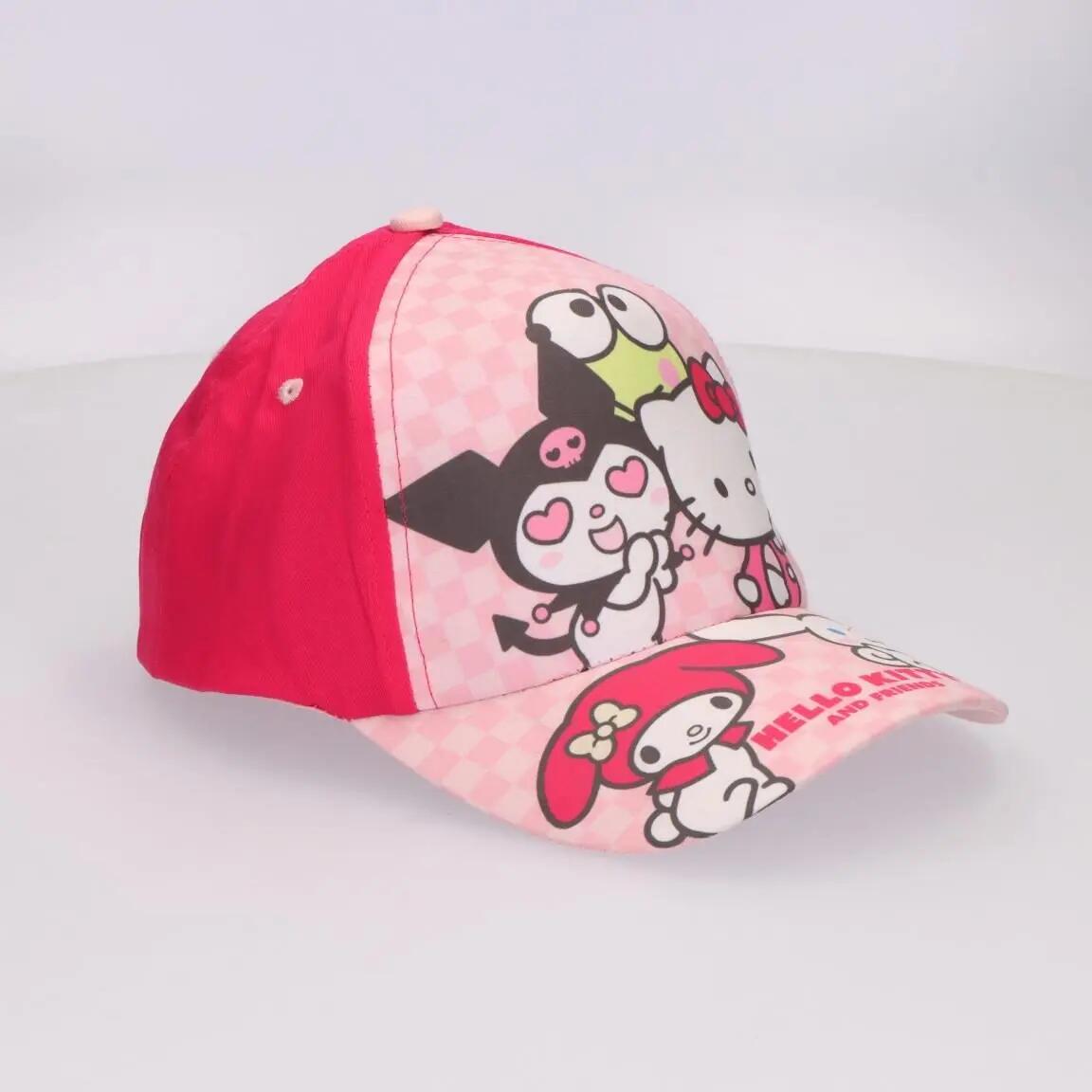 Set Infantil Hello Kitty Boné e Gafas de Sol Estampadas Rosa e Fucsia 4/7