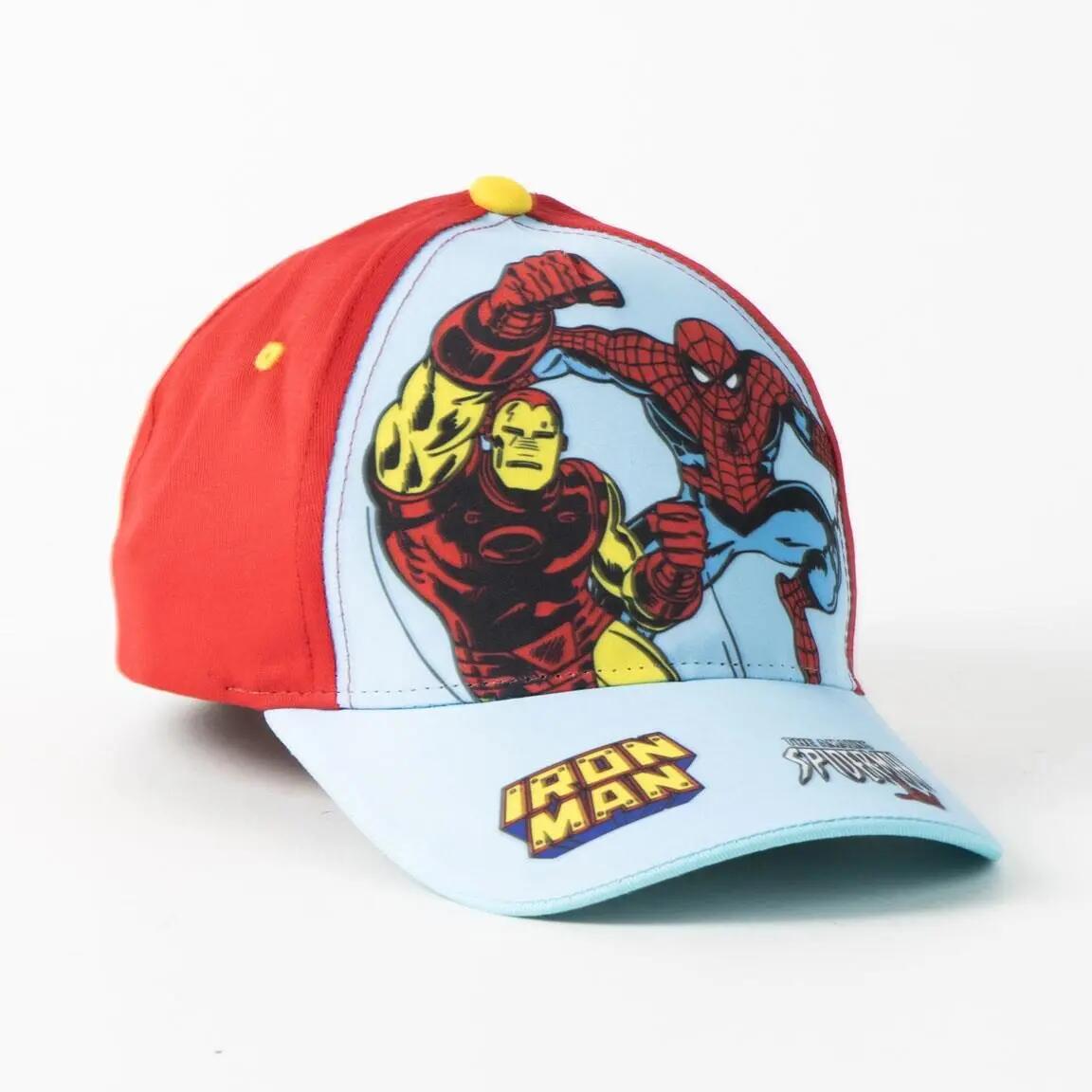 Casquette Enfant Avengers Spiderman Ajustable avec Visière Azul et Roja 4/7