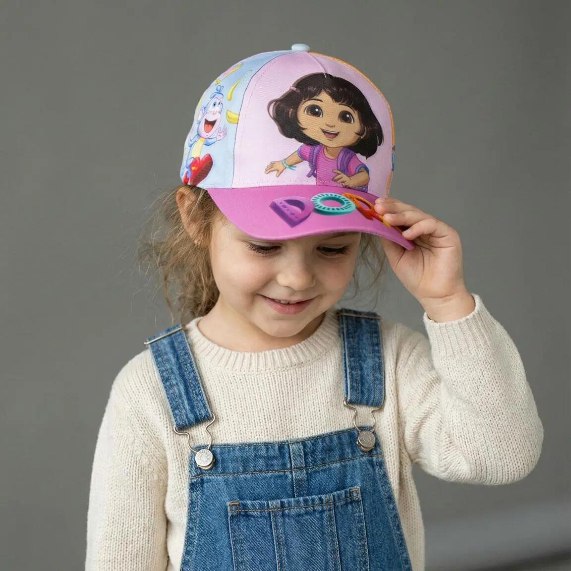 Boné Infantil Dora la Exploradora com Viseira Curva Ajustable Multicolor 6/6
