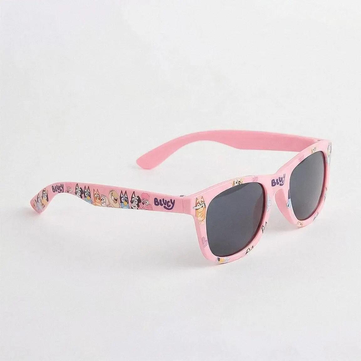 Set Infantil Bluey Boné e Gafas de Sol com Estampado Rosa Claro 4/7