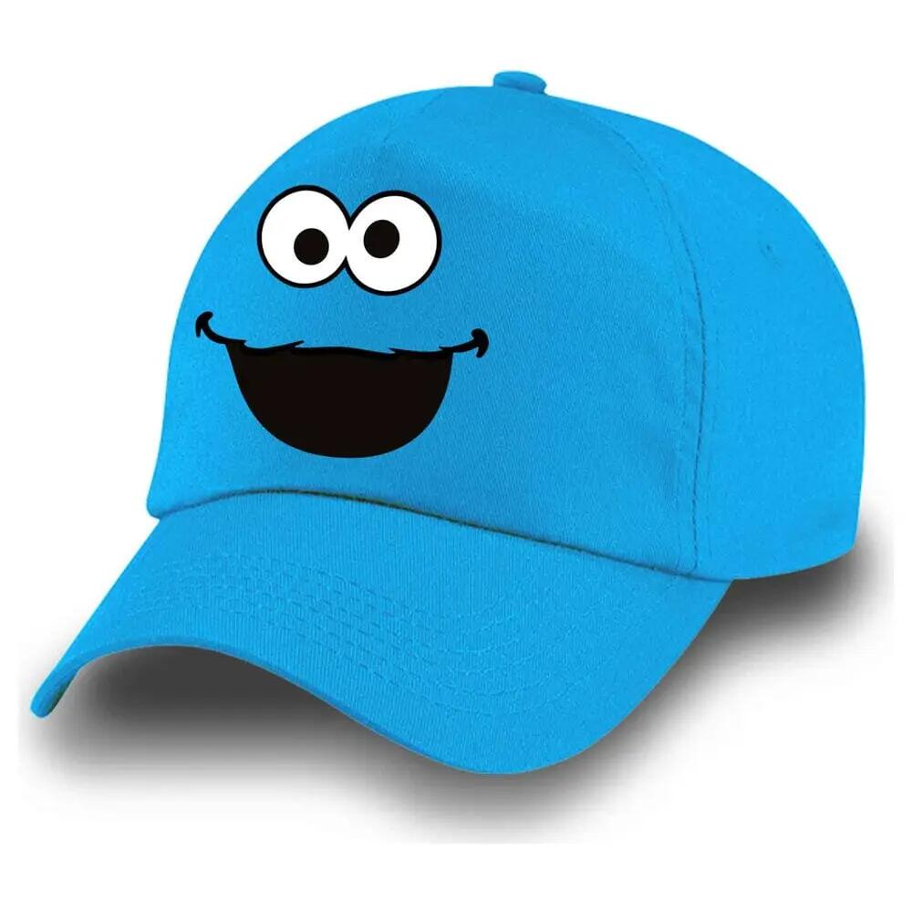 Barrio Sésamo Monstruo de las Galletas Face Gorra Infantil, Azul 2/3