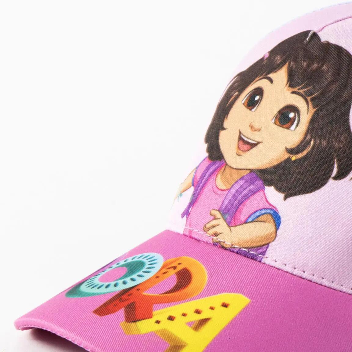 Boné Infantil Dora la Exploradora com Viseira Curva Ajustable Multicolor 5/6