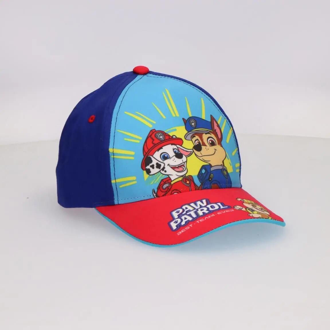 Gorra Infantil PAW Patrol Ajustable con Visera Azul y Roja con Estampado 4/7