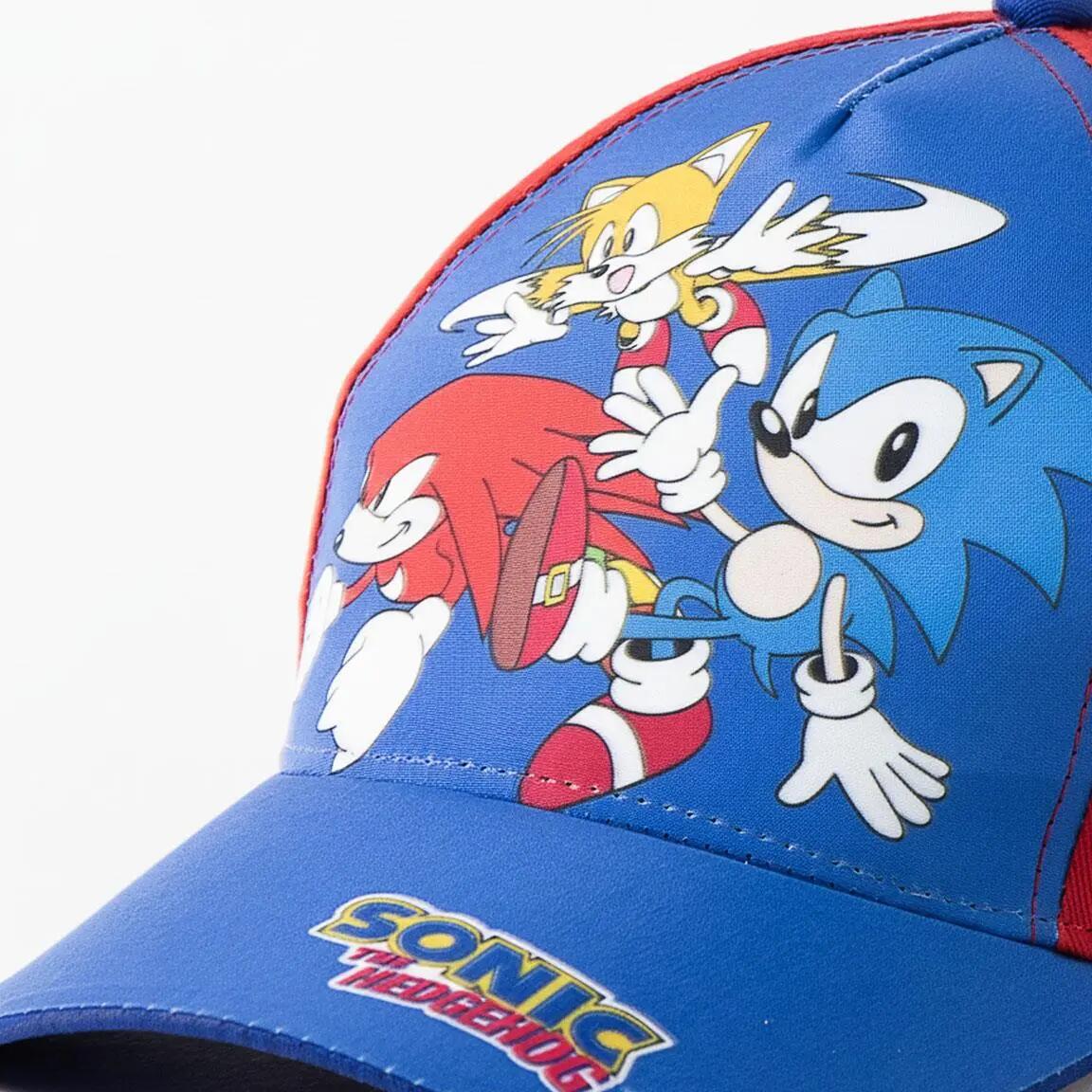 Kappe Kinder Sonic Azul und Roja mit Visier Curva und Estampado de Personajes 6/7