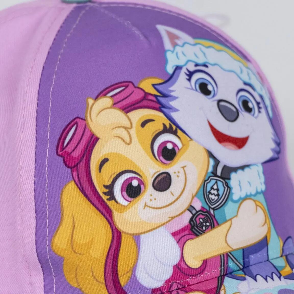 Cappellino Bambini PAW Patrol Ajustable con Visiera Curva Rosa e Lila cotone 5/5