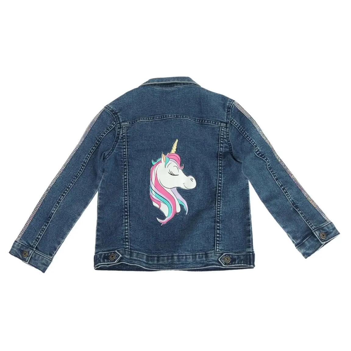 Chaqueta Vaquera Infantil Minnie en Algodón con Botones Azul Denim 4/7