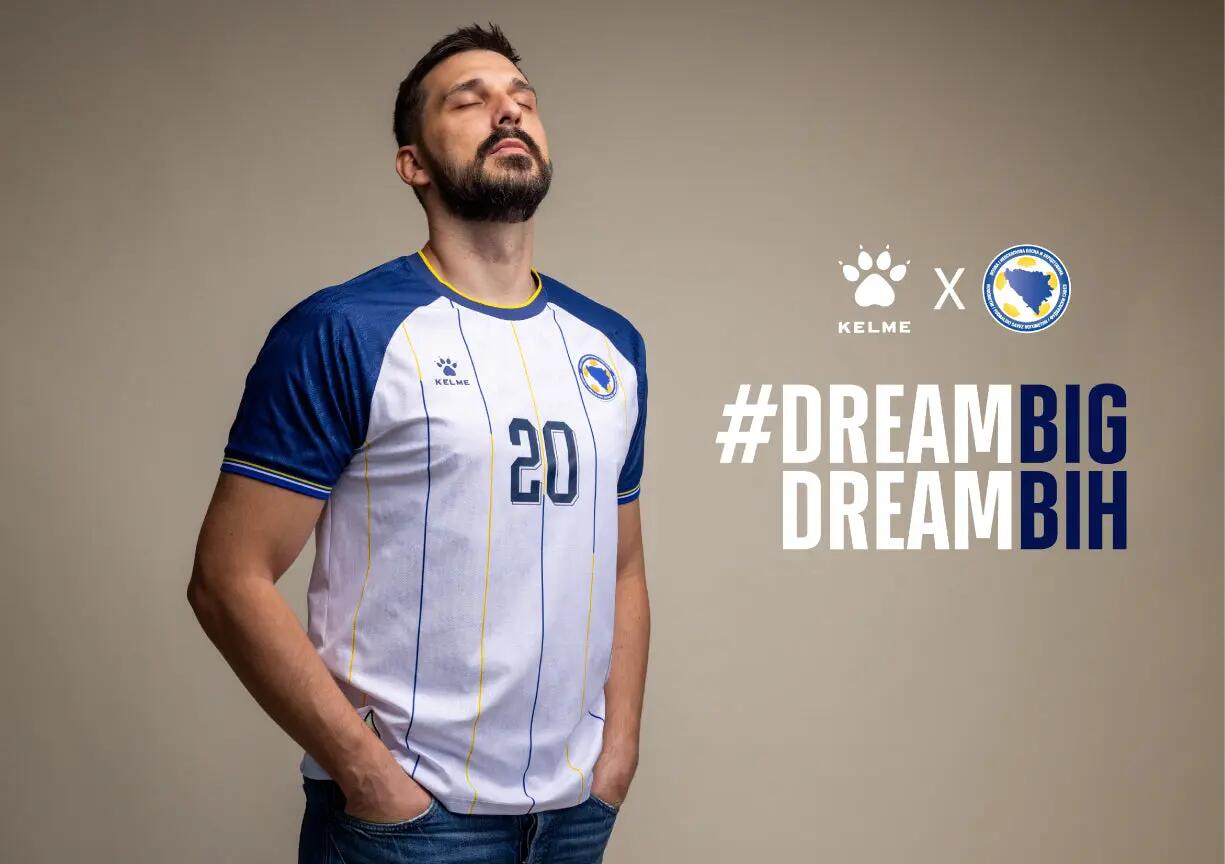 Kelme Camiseta 2ª Equipación Bosnia & Herzegovina Mundial 2026 - Player Version 2/5