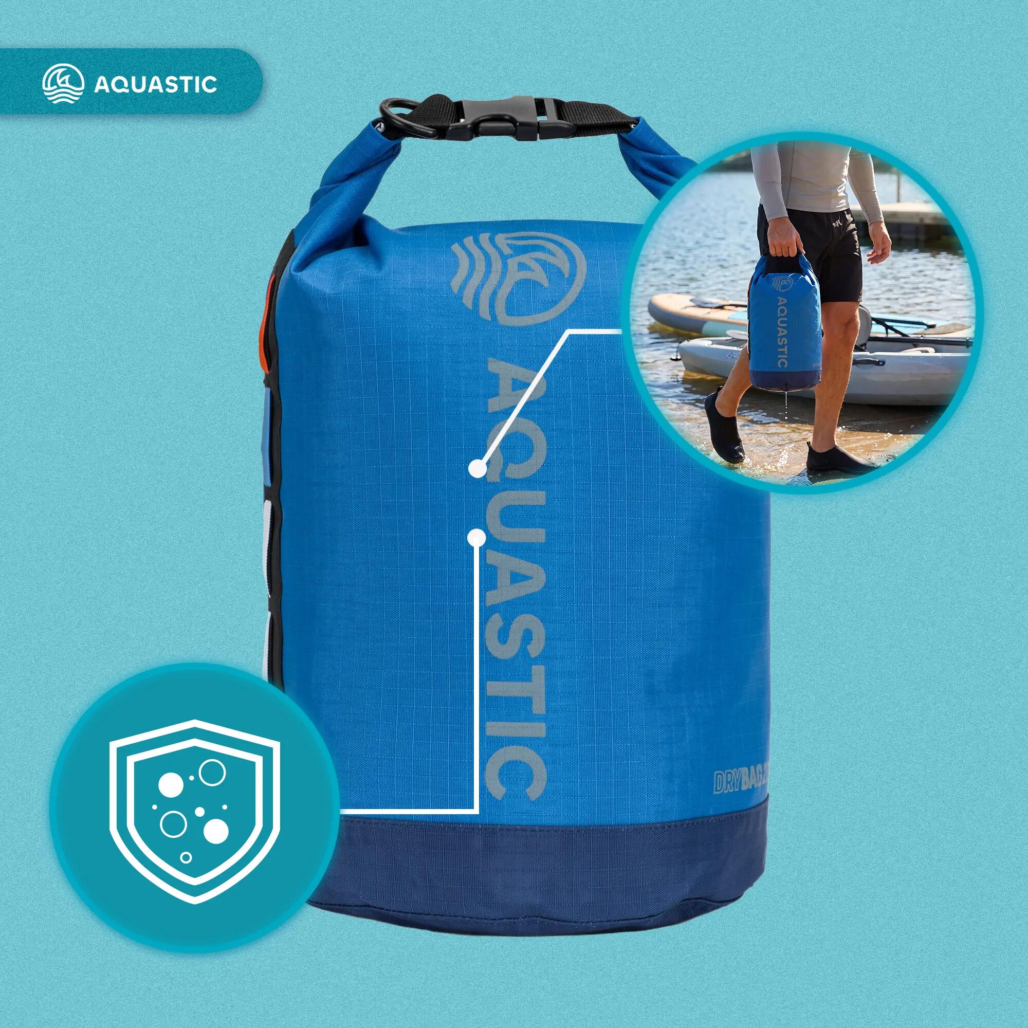 Sac étanche AQUASTIC Dry Bag 20 l Nylon/TPU 7/7