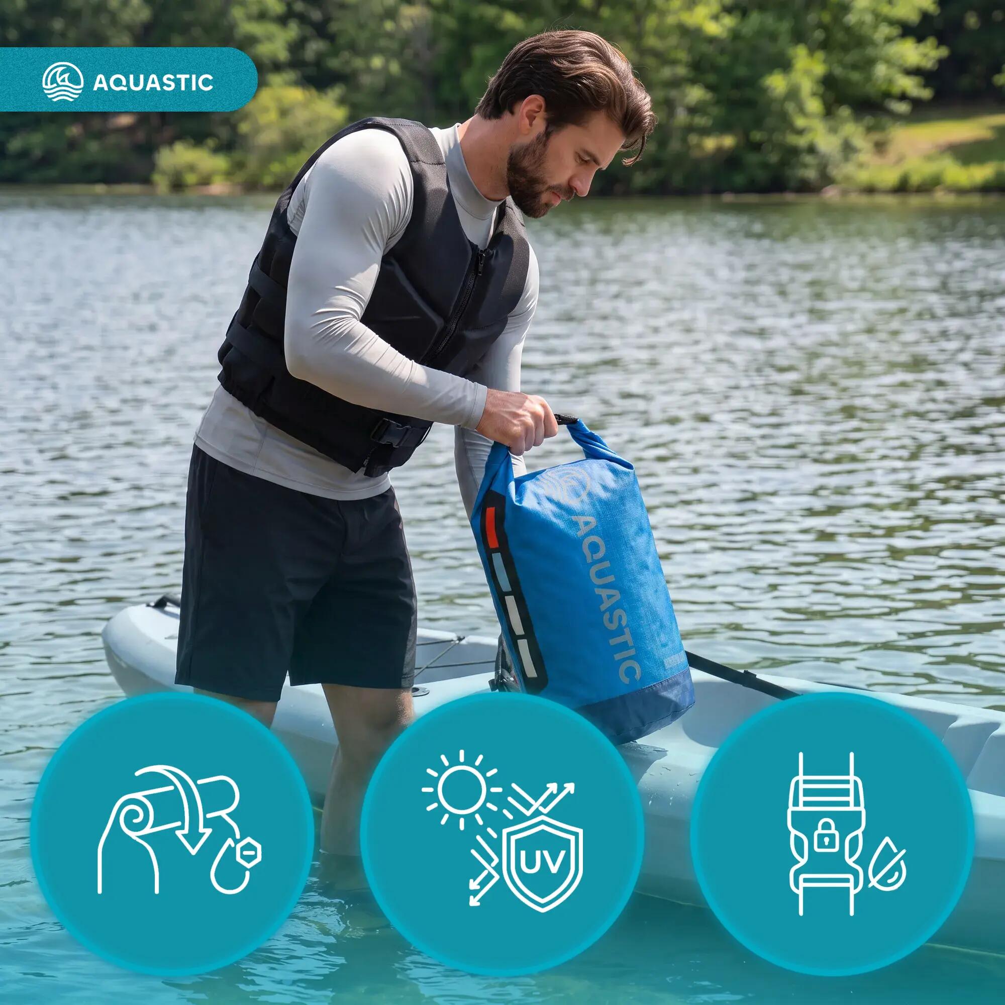 Sac étanche AQUASTIC Dry Bag 20 l Nylon/TPU 5/7