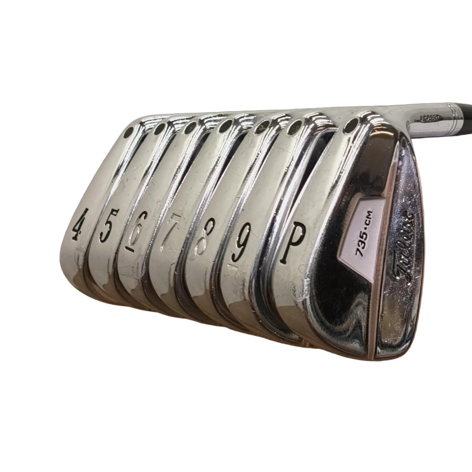 Titleist 735 CM IJzerset / 4-PW / Flex Stiff / Staal 3/7