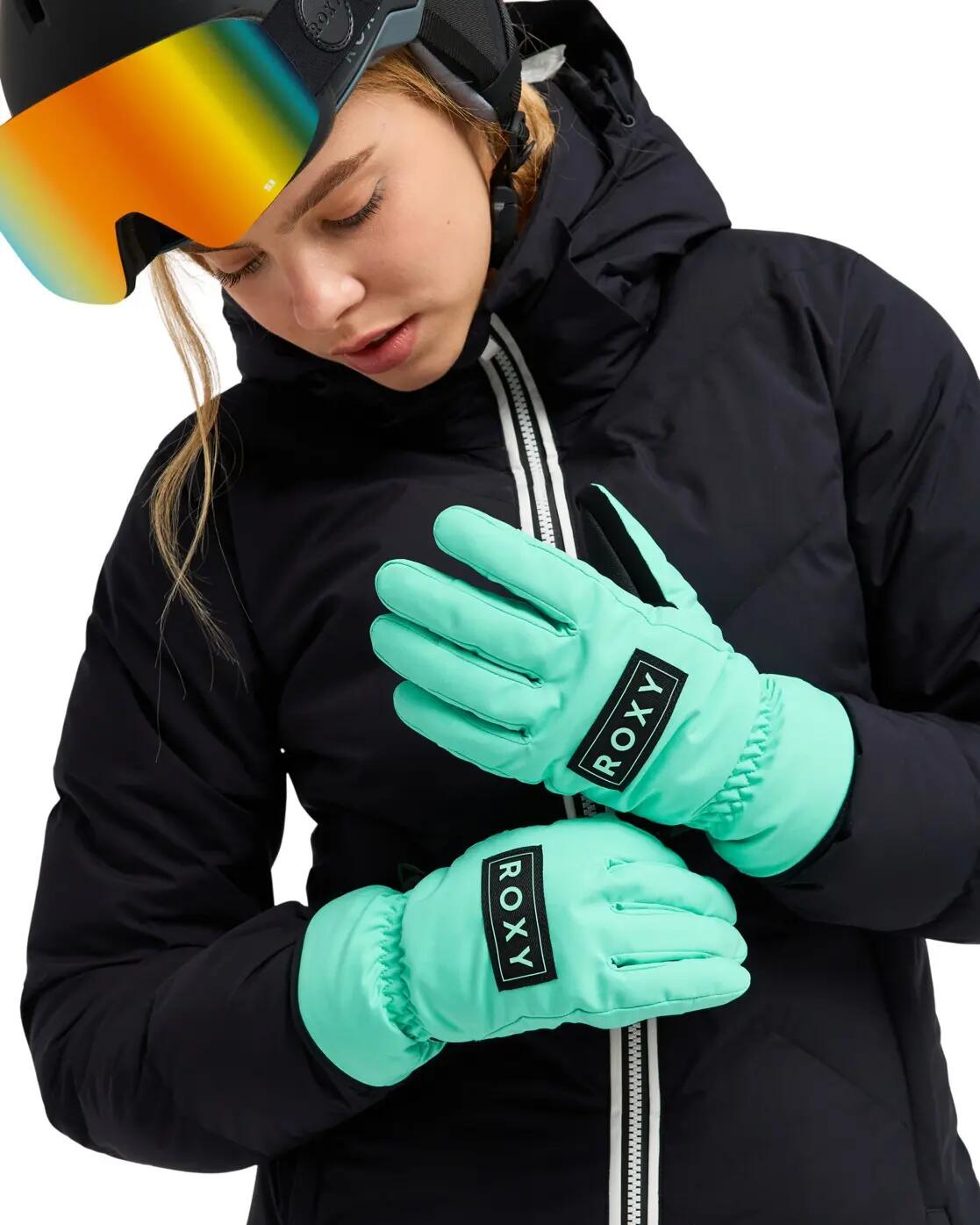 Gants techniques ski/snowboard FRESHFIELD Vert Femme 3/4