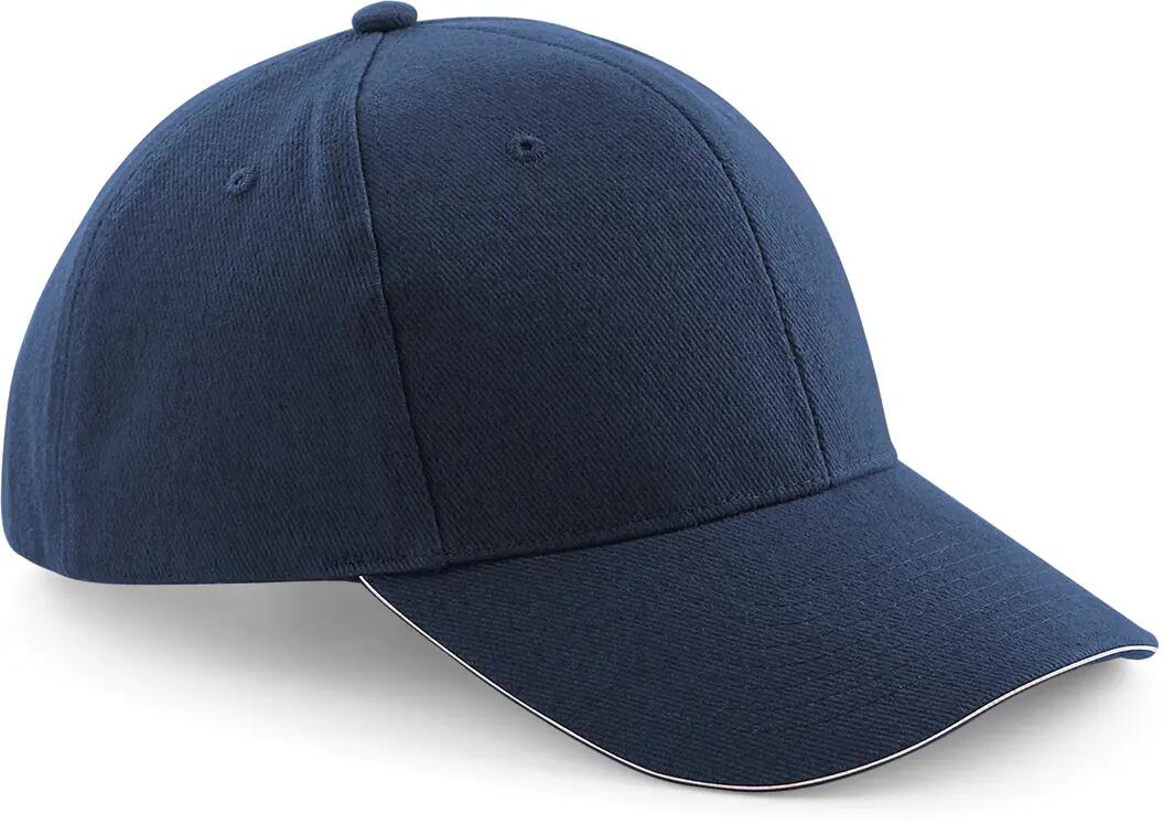Casquette homme Pro-Style en coton brossé - French Navy / Stone - One Size 3/4