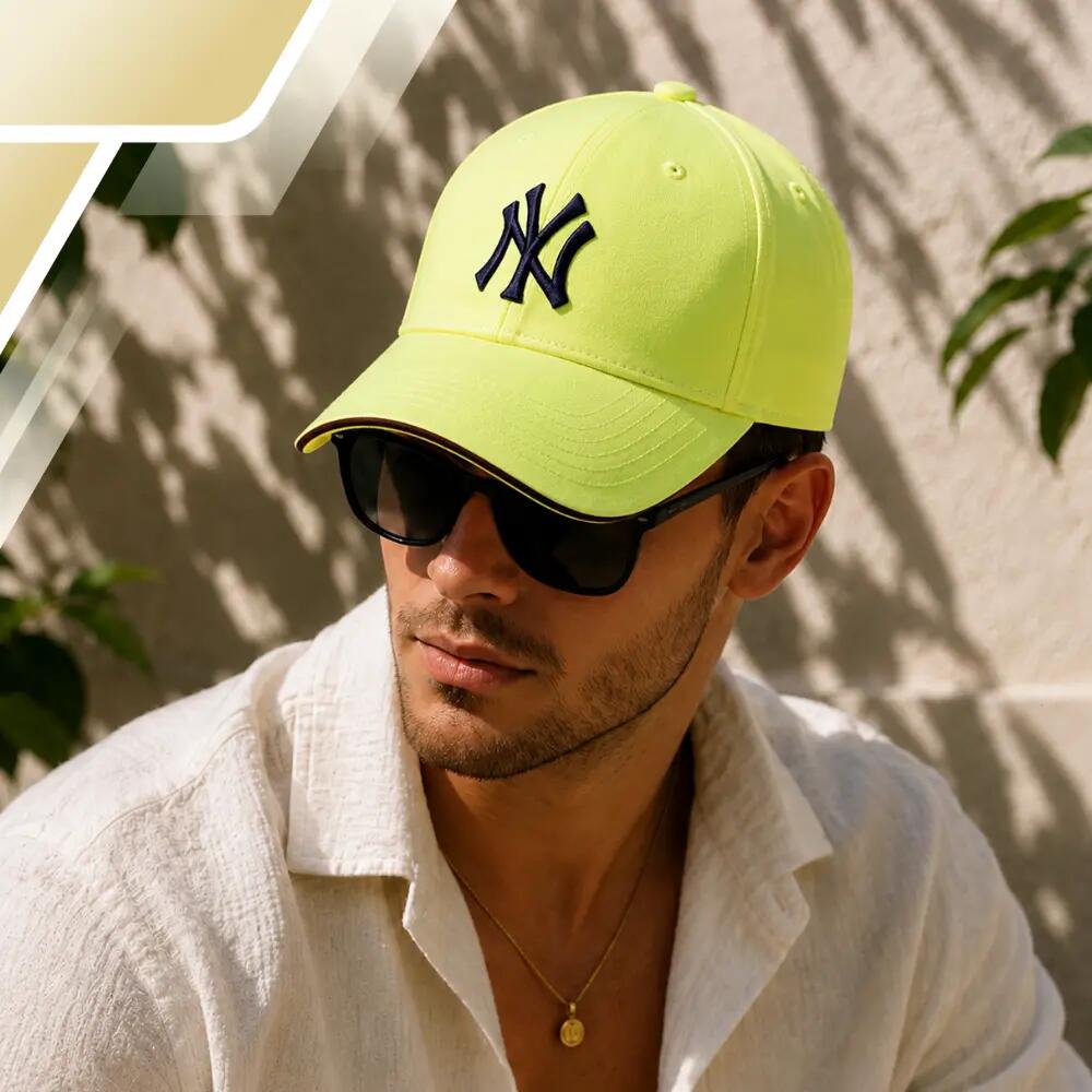 Czapka New York Yankees NY Żólta unisex Baseballówka Regulowana MLB 7/7