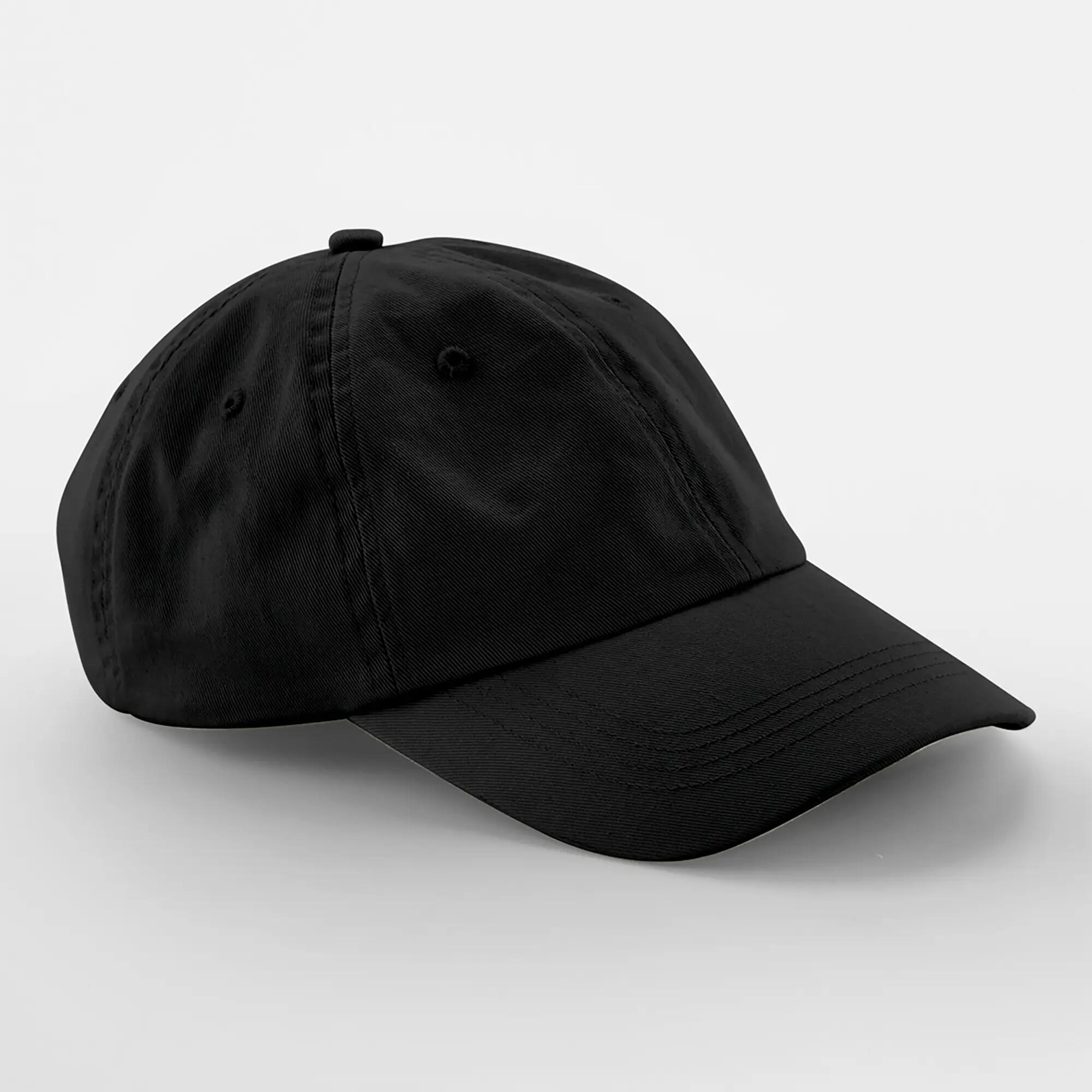 Casquette à profil bas 6 panneaux - Black - One Size 3/4