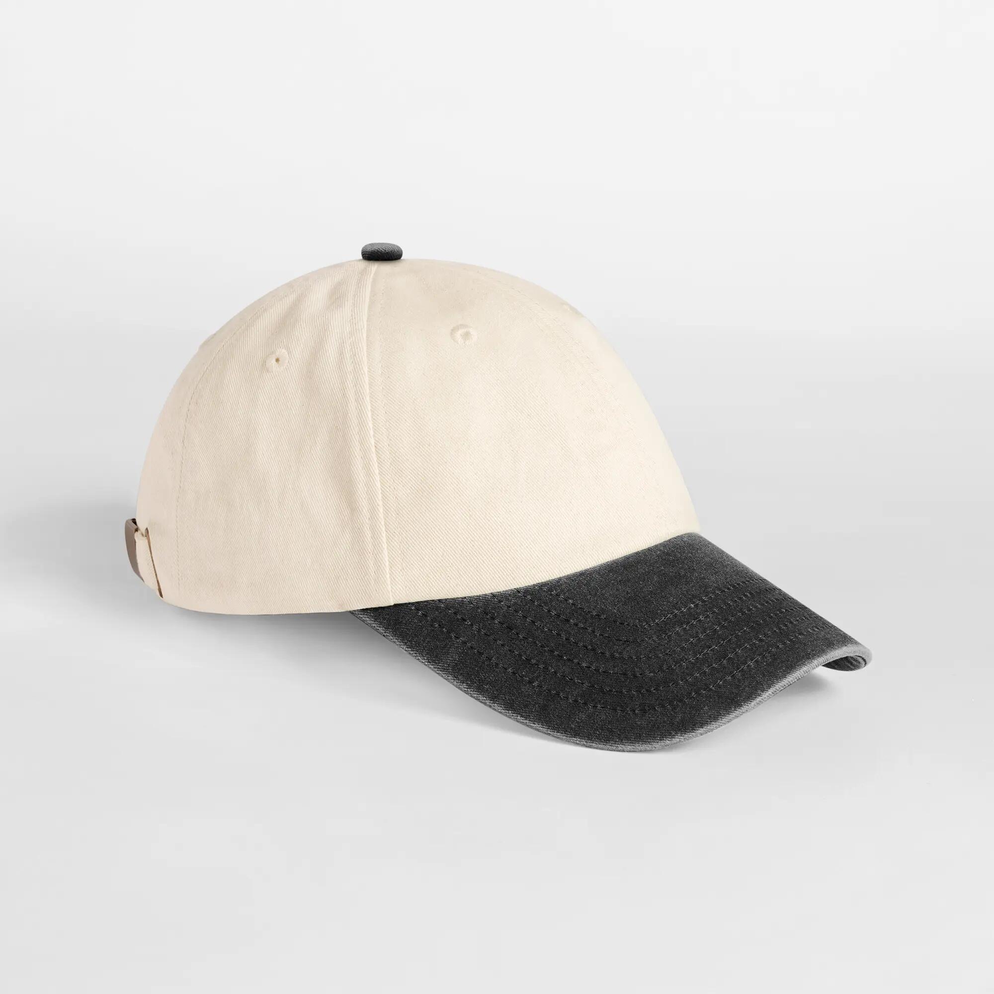 Cappello da baseball Beechfield Contrast Peak 3/4